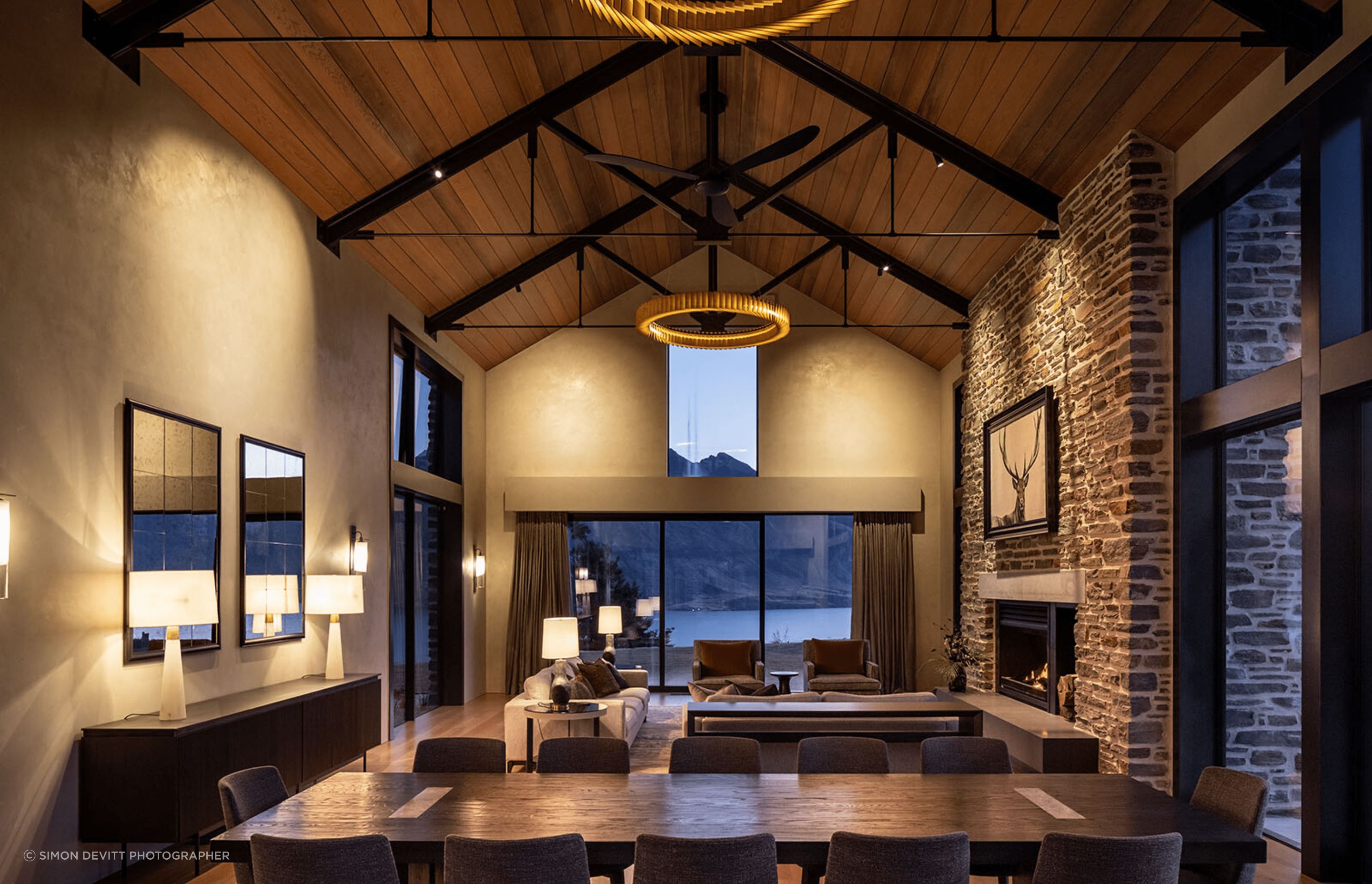 The 'good' room was a space designed for the adults and has am elegant and sumptuous feel.
