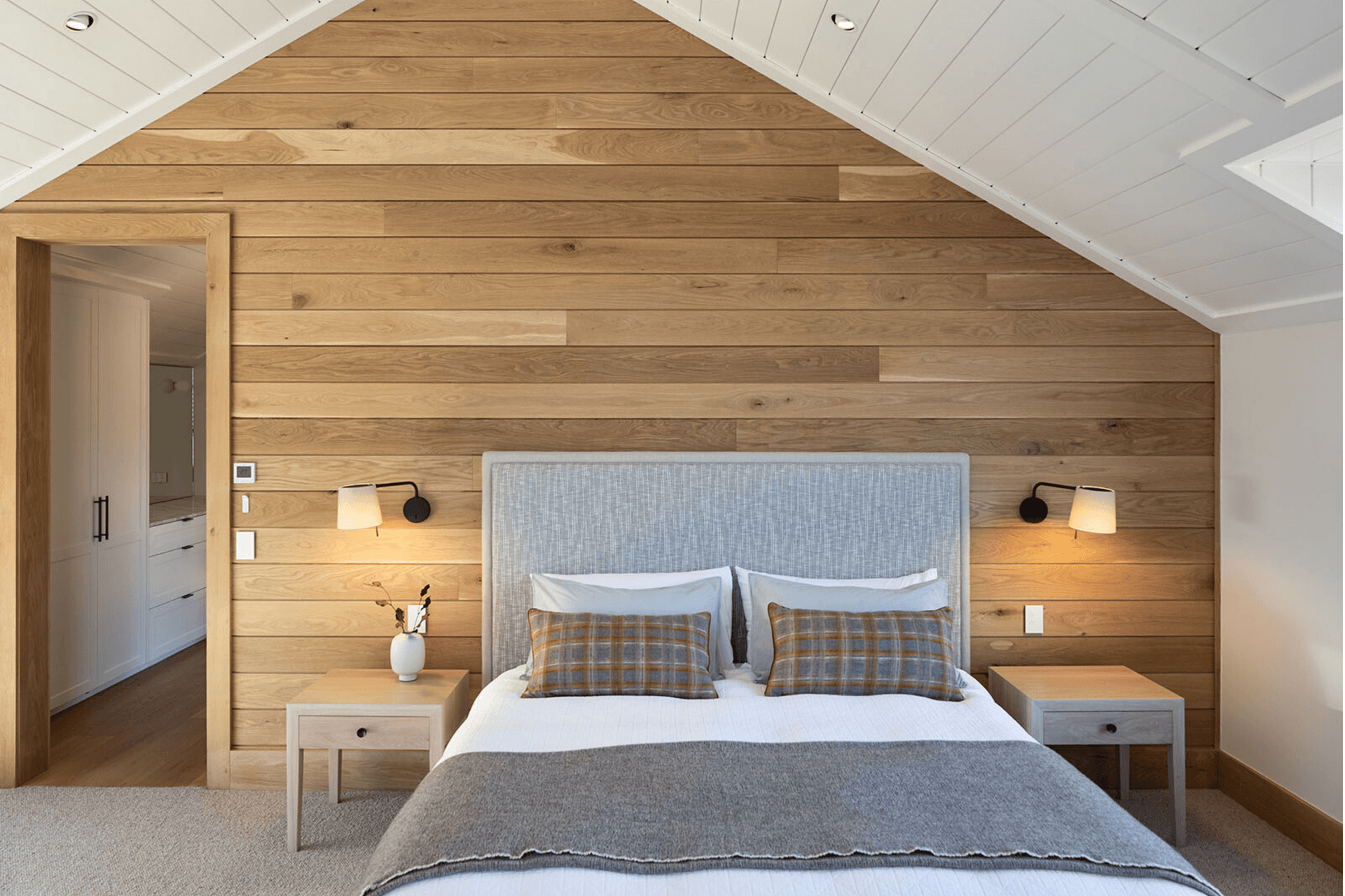 The goal for the bedrooms was to create comfortable and relaxed spaces, with a different feel to each.