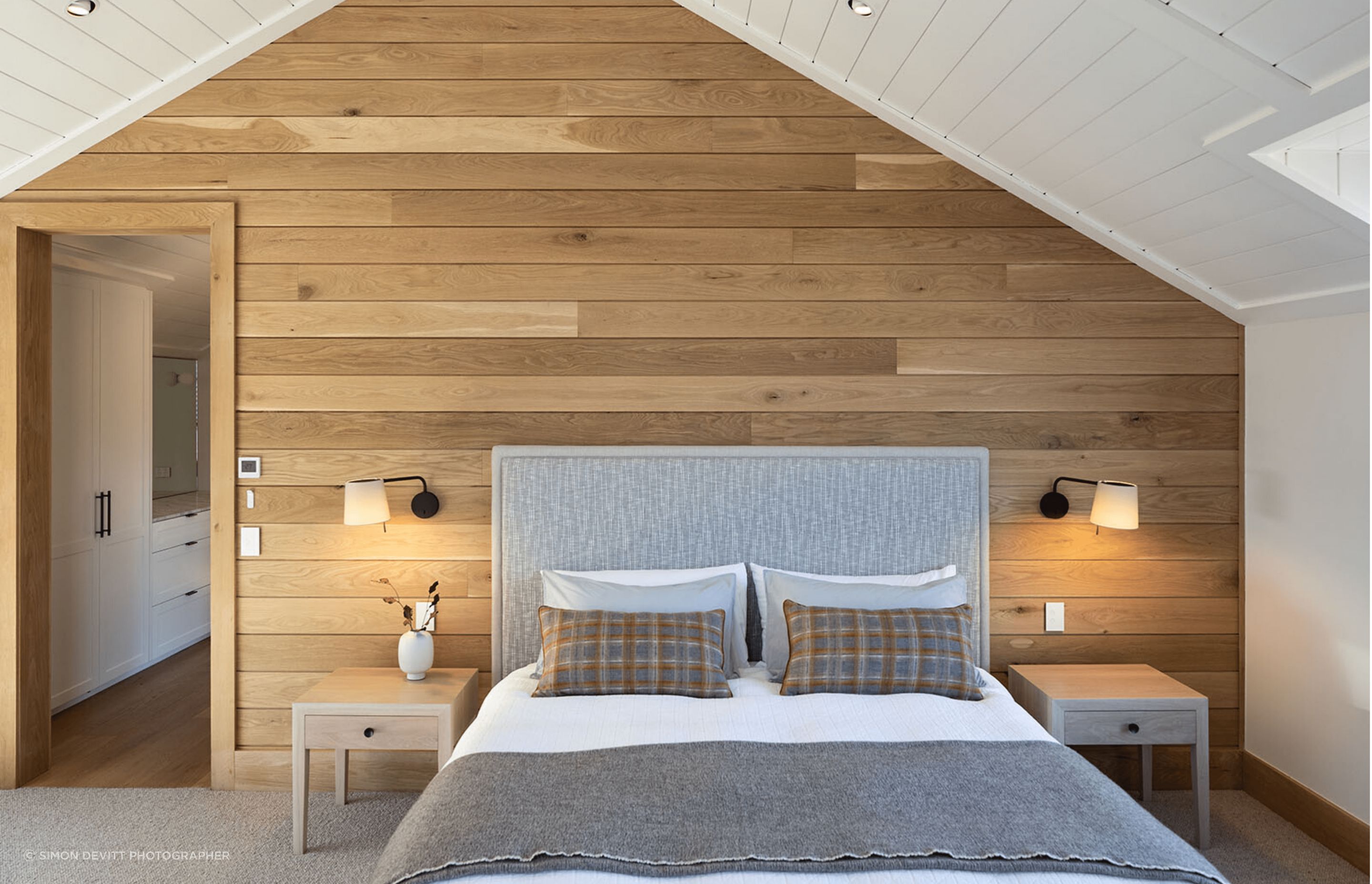 The goal for the bedrooms was to create comfortable and relaxed spaces, with a different feel to each.