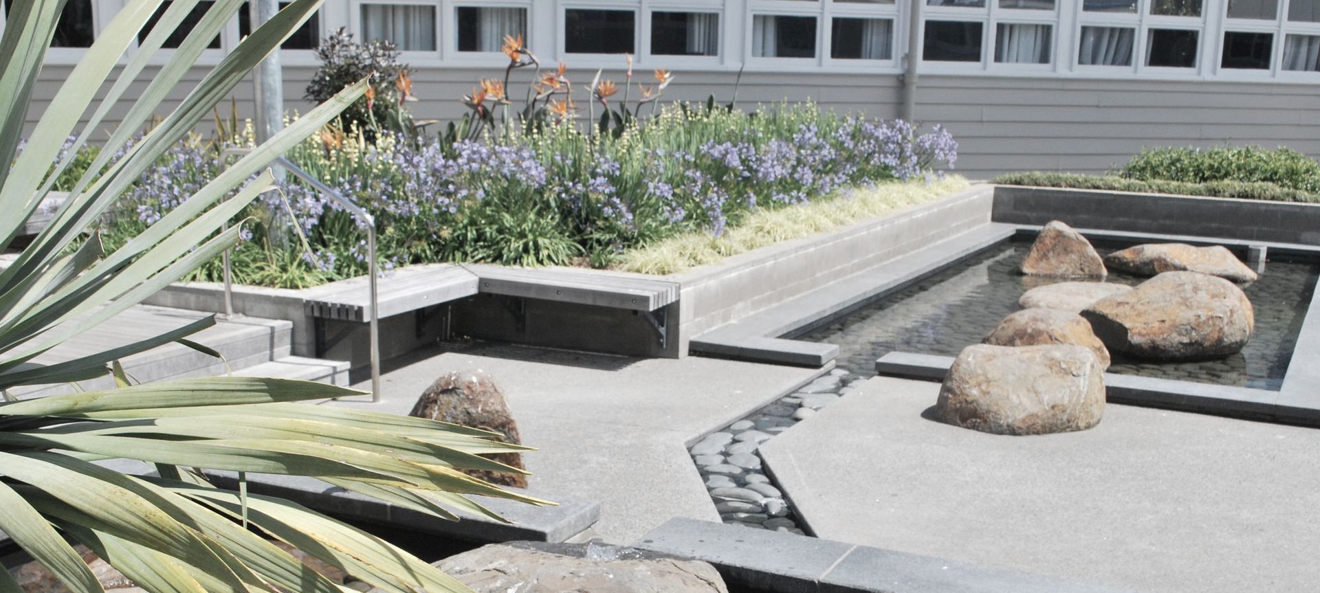 Rangitoto College Tranquil Garden banner