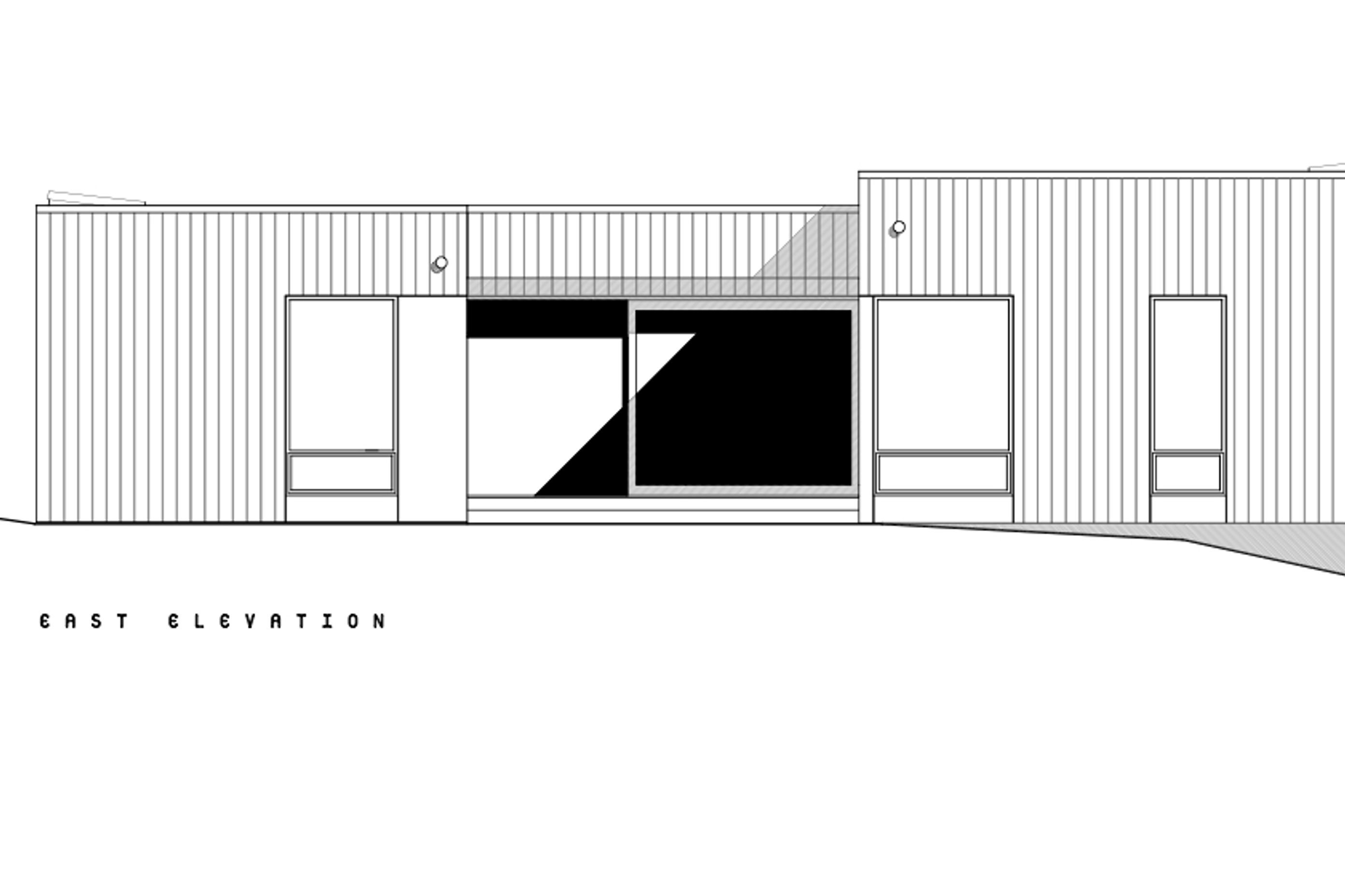 The east elevation by Objects.