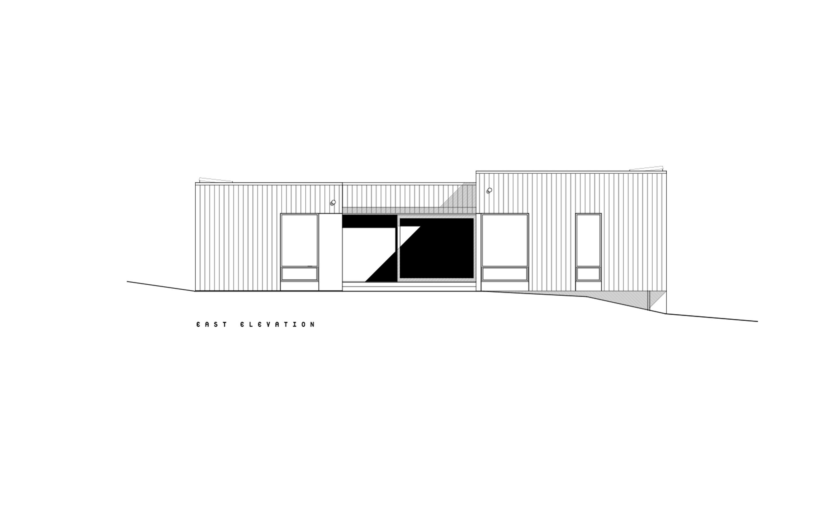 The east elevation by Objects.