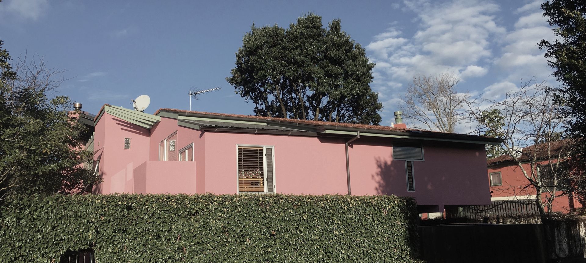 Red & Pink House banner