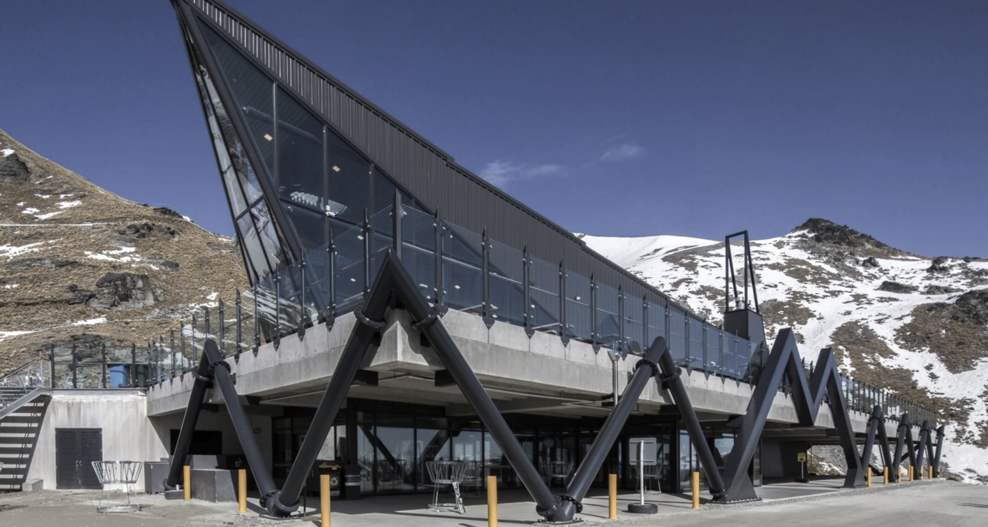 Remarkables Ski Field Base Building banner