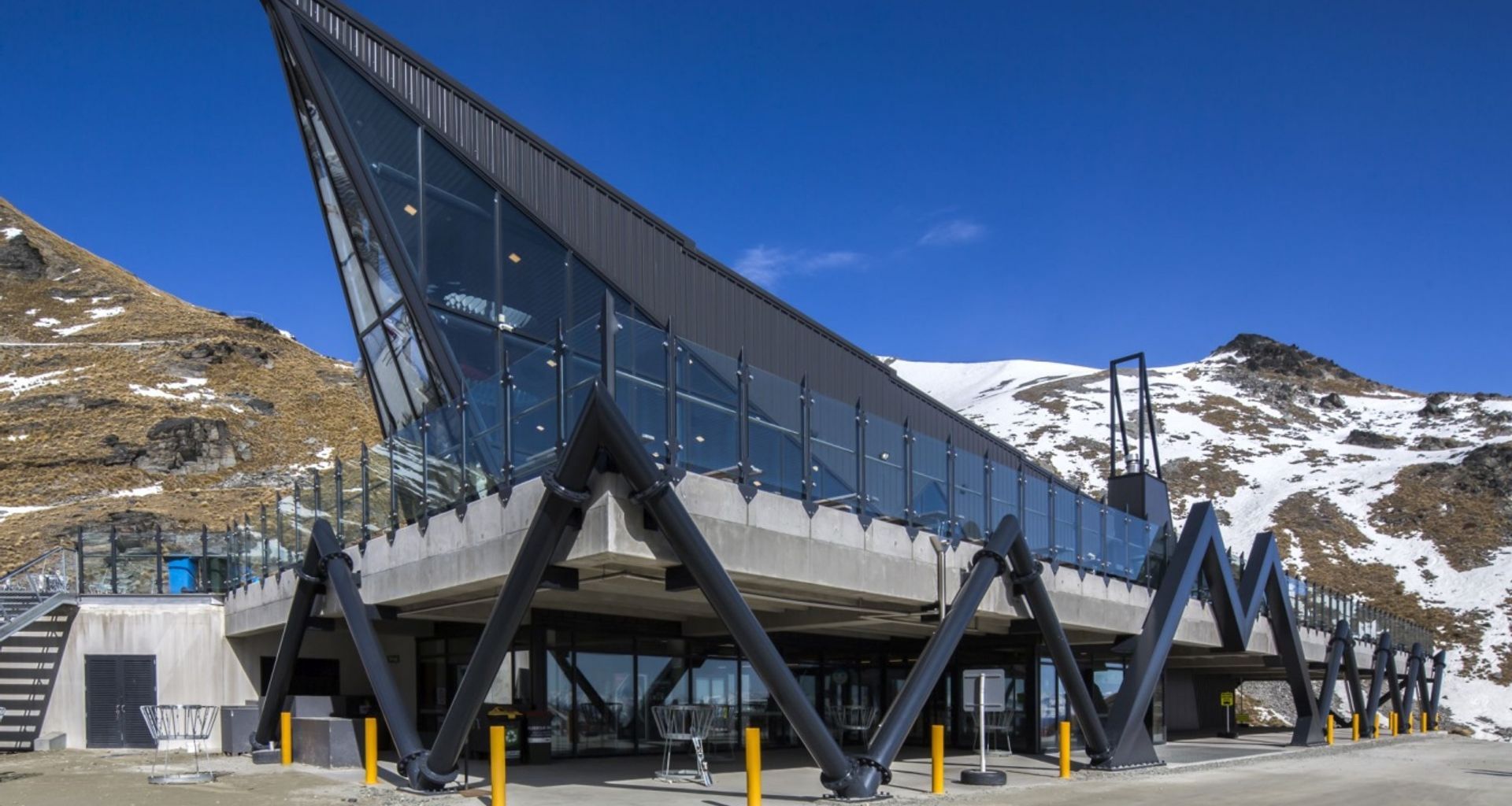 Remarkables Ski Field Base Building banner