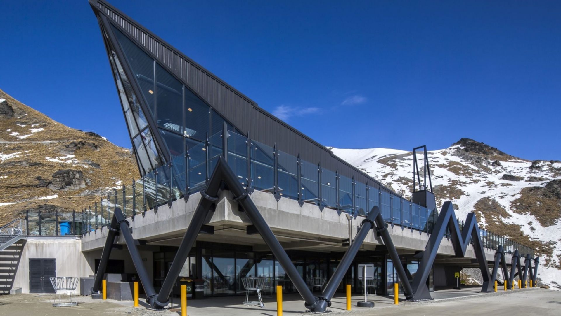Remarkables Ski Field Base Building banner