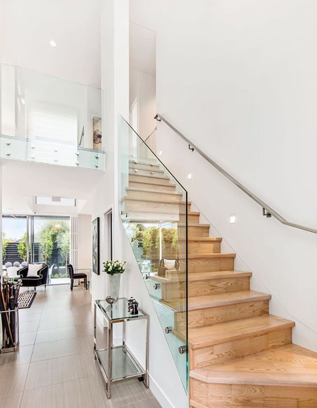 St Heliers project stairwell lighting and ceiling lighting from ECC design and install carried out by Lightbulb Electrical