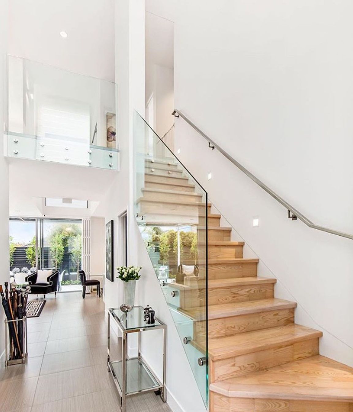 St Heliers project stairwell lighting and ceiling lighting from ECC design and install carried out by Lightbulb Electrical