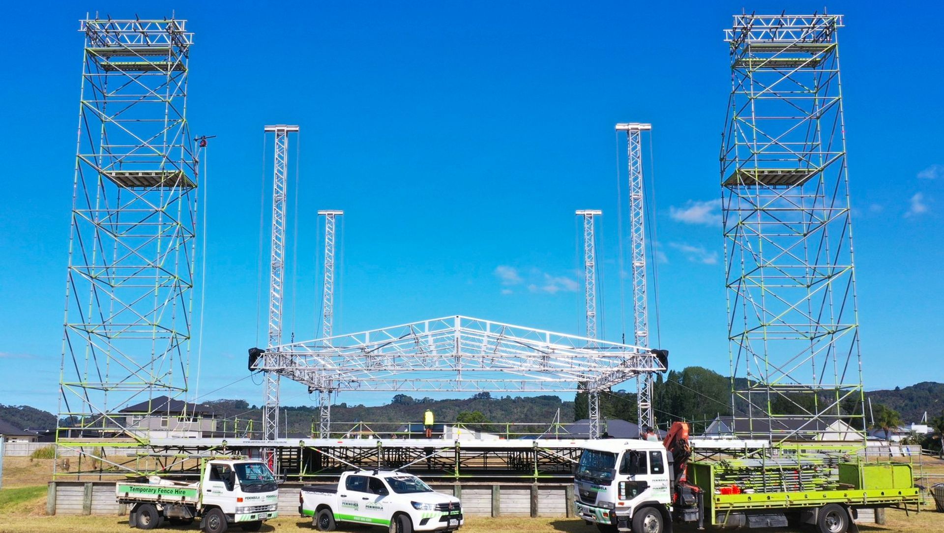 Stage - Whitianga Summer Concert 2020 banner