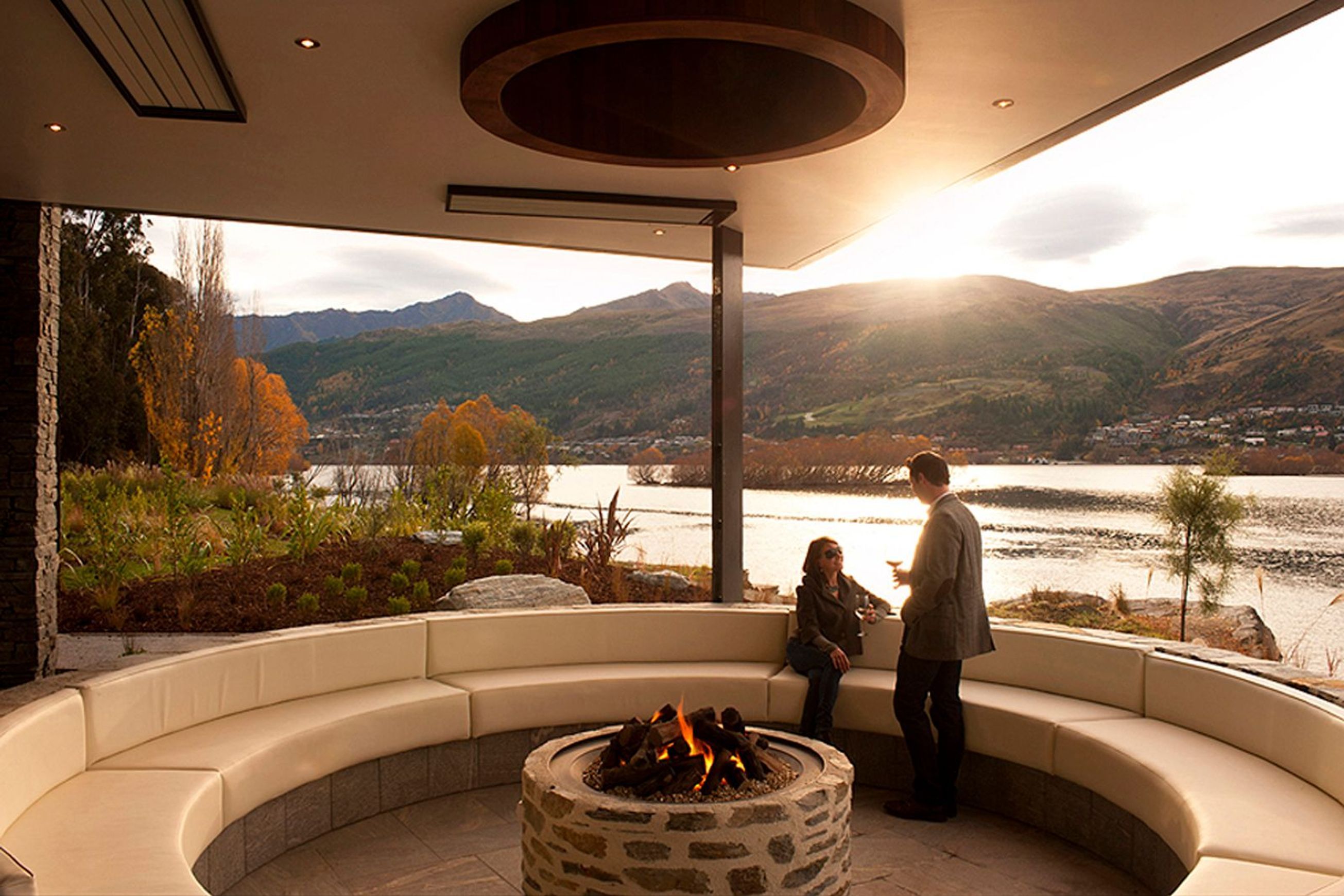 Rhode Island Outdoor Fireplace