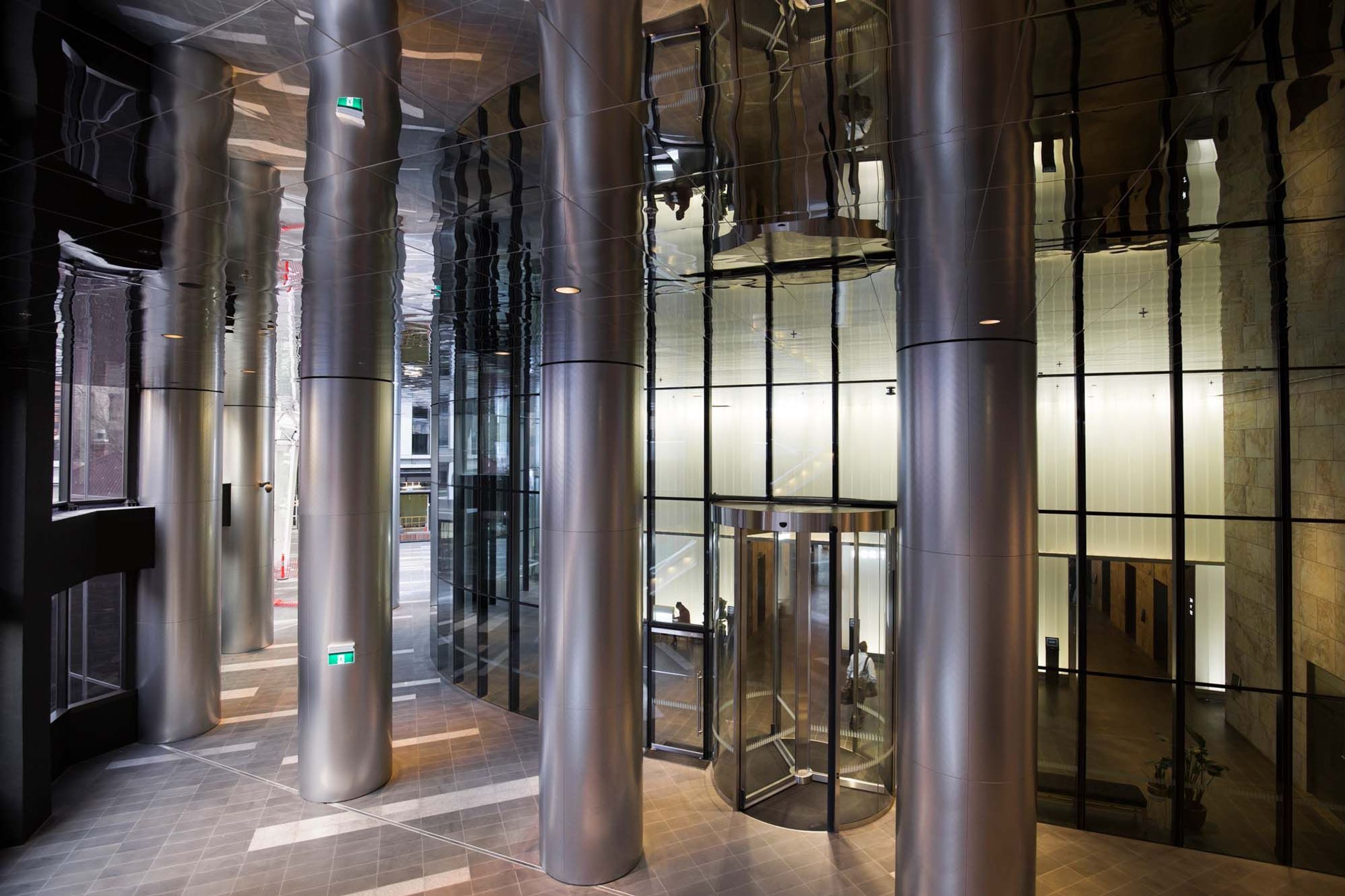 Walls up to 8m high required additional structural support; the HEDA Tough Wall System was installed for these applications.