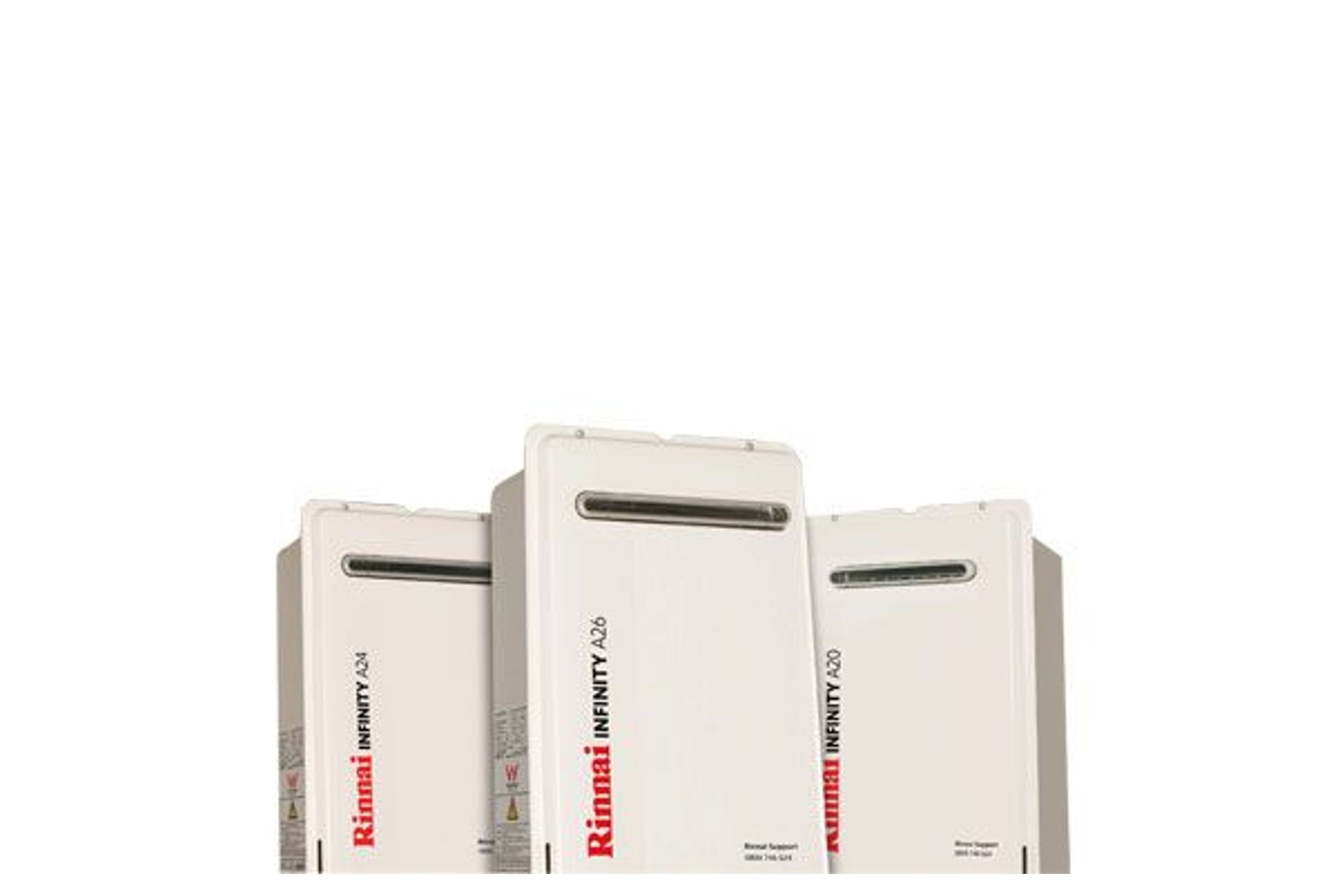 Rinnai INFINITY™ A-Series External Gas Cont. Flow Water
