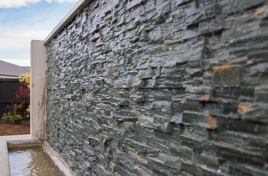 Rock Wall Water Feature