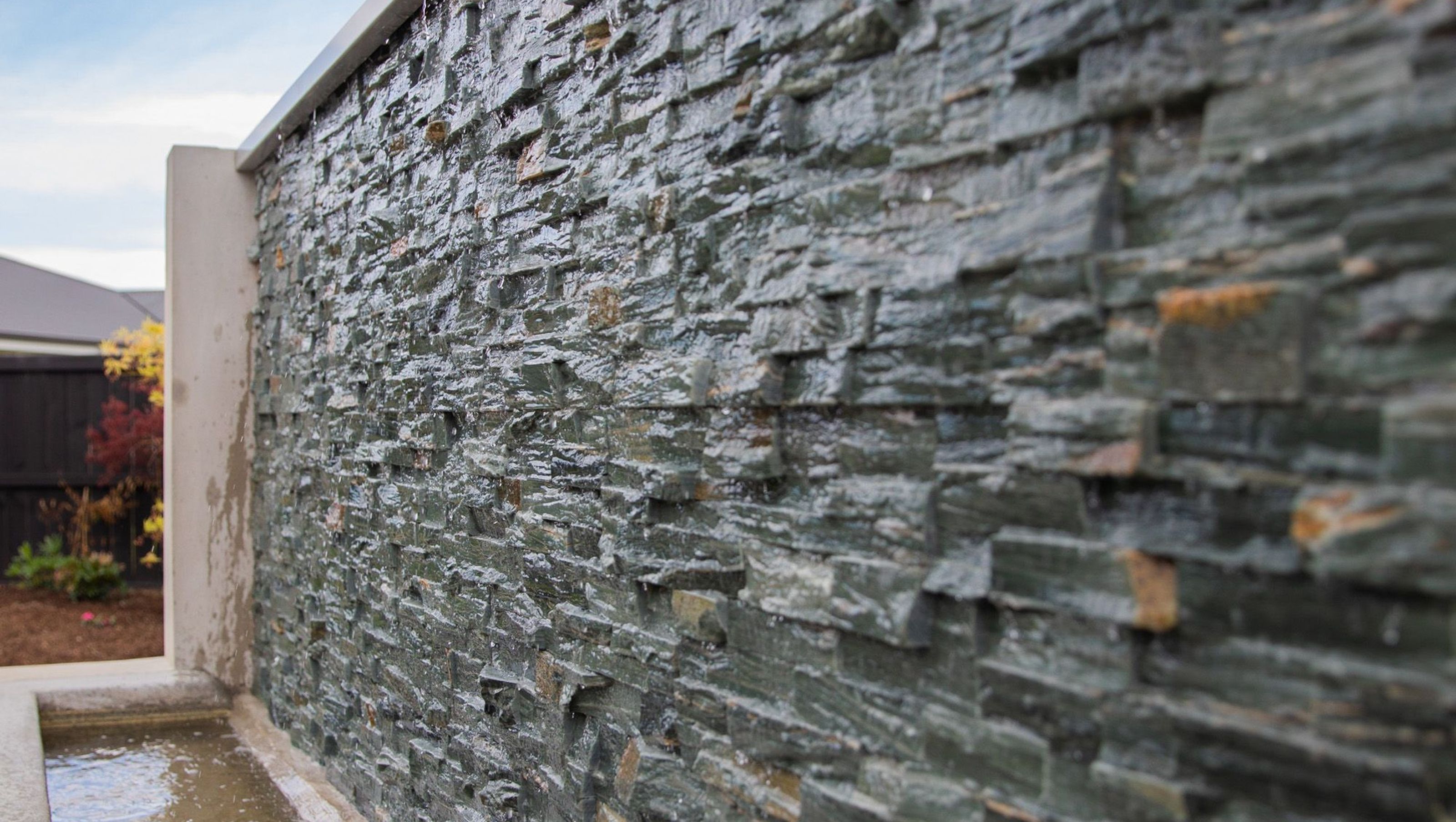 Rock Wall Water Feature