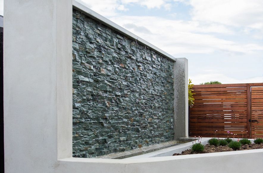 Rock Wall Water Feature