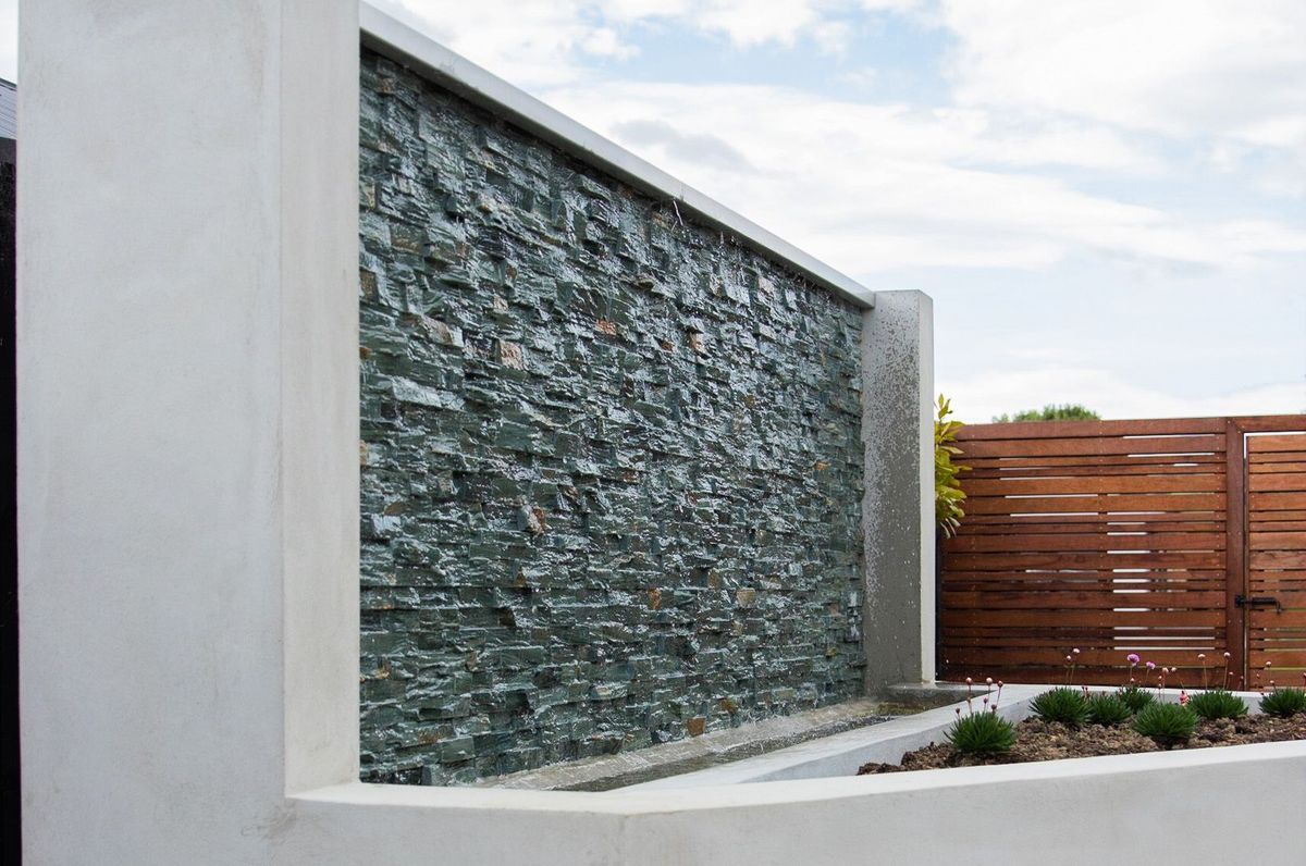 Rock Wall Water Feature