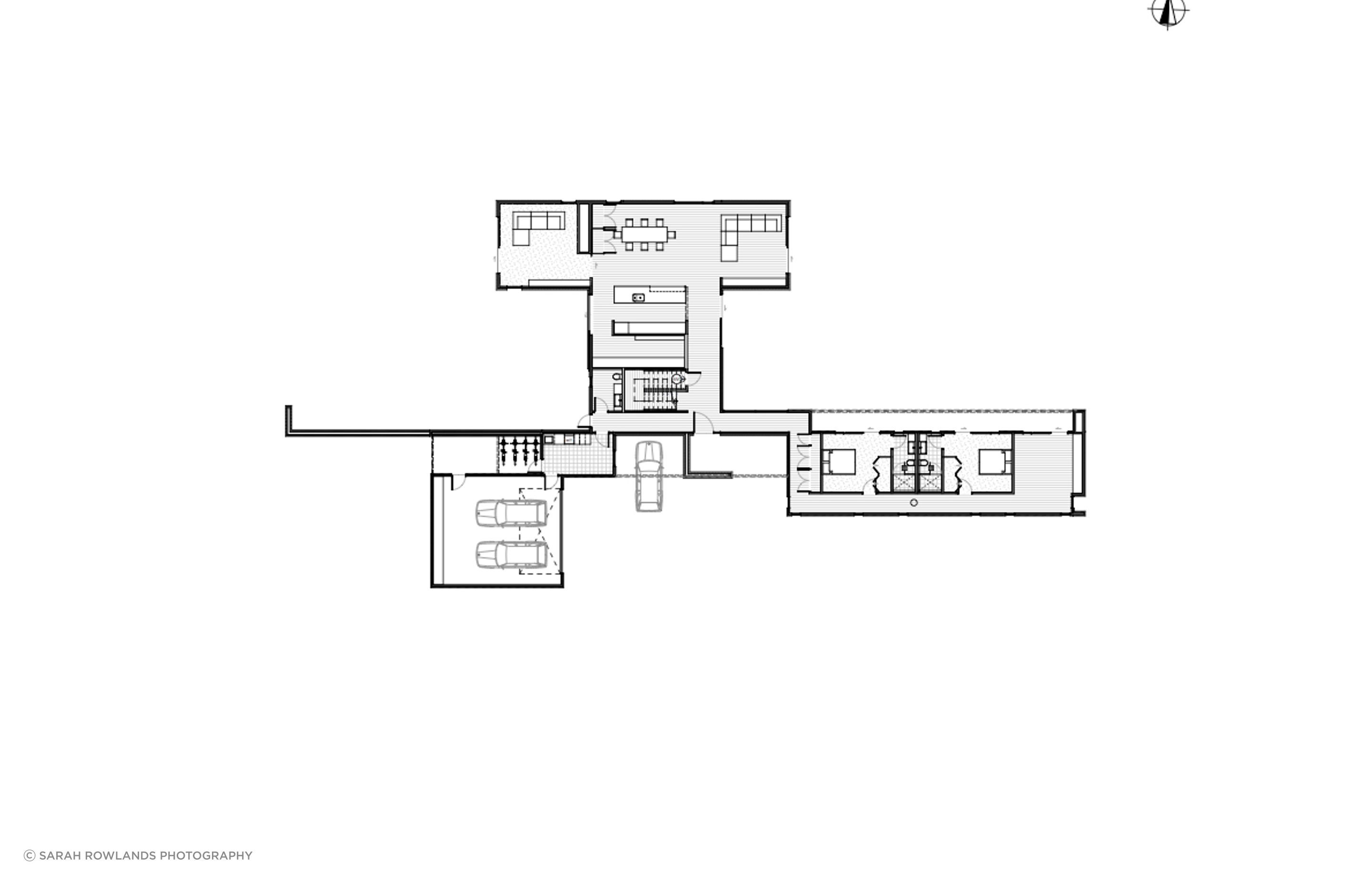 Ground-floor plan by Arthouse Architects.