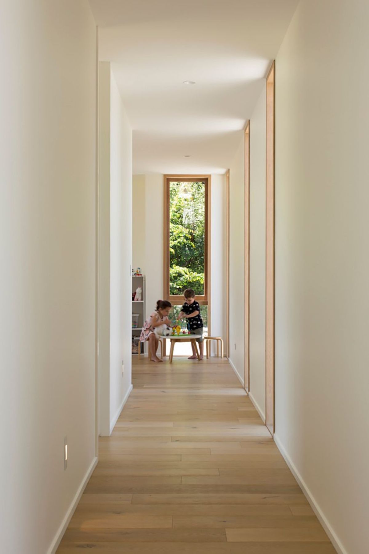 The corridor to the children's bedrooms.