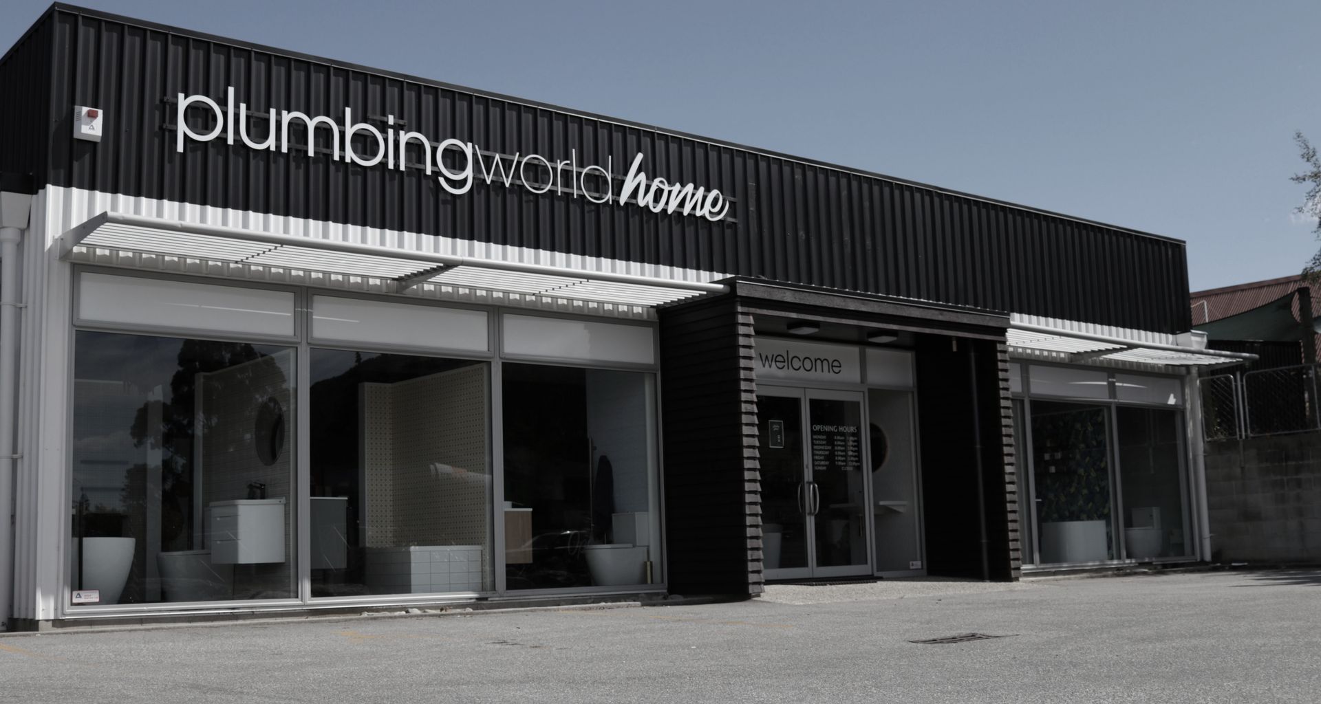 Plumbing World banner