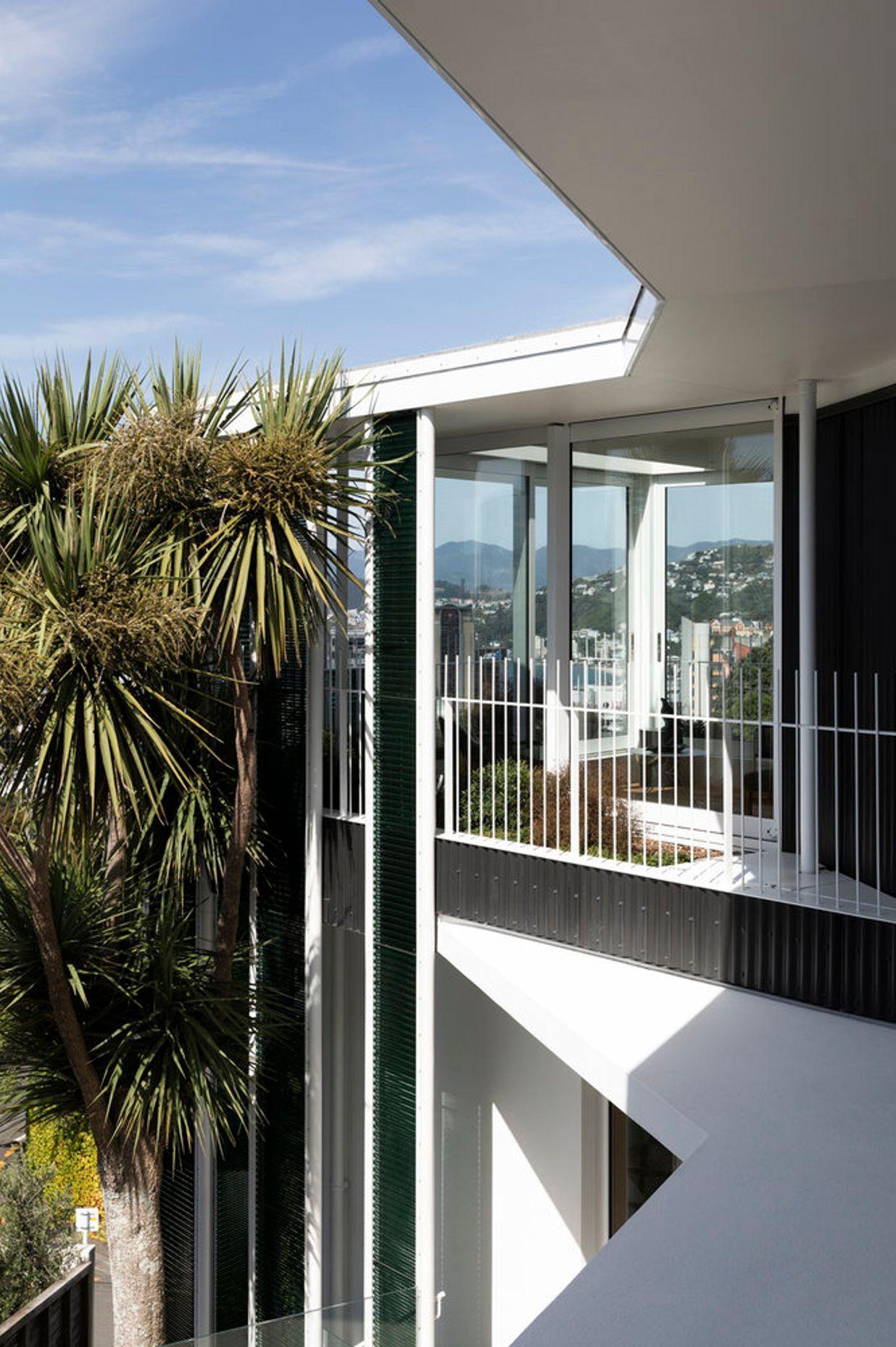 Terraces and courtyards maximise the sun.