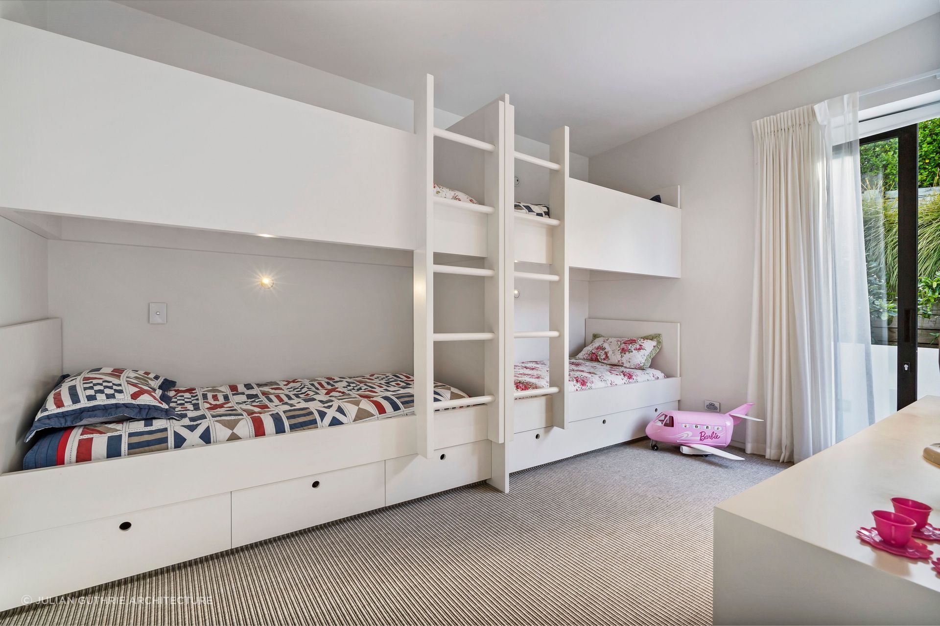 Custom-designed bunk beds