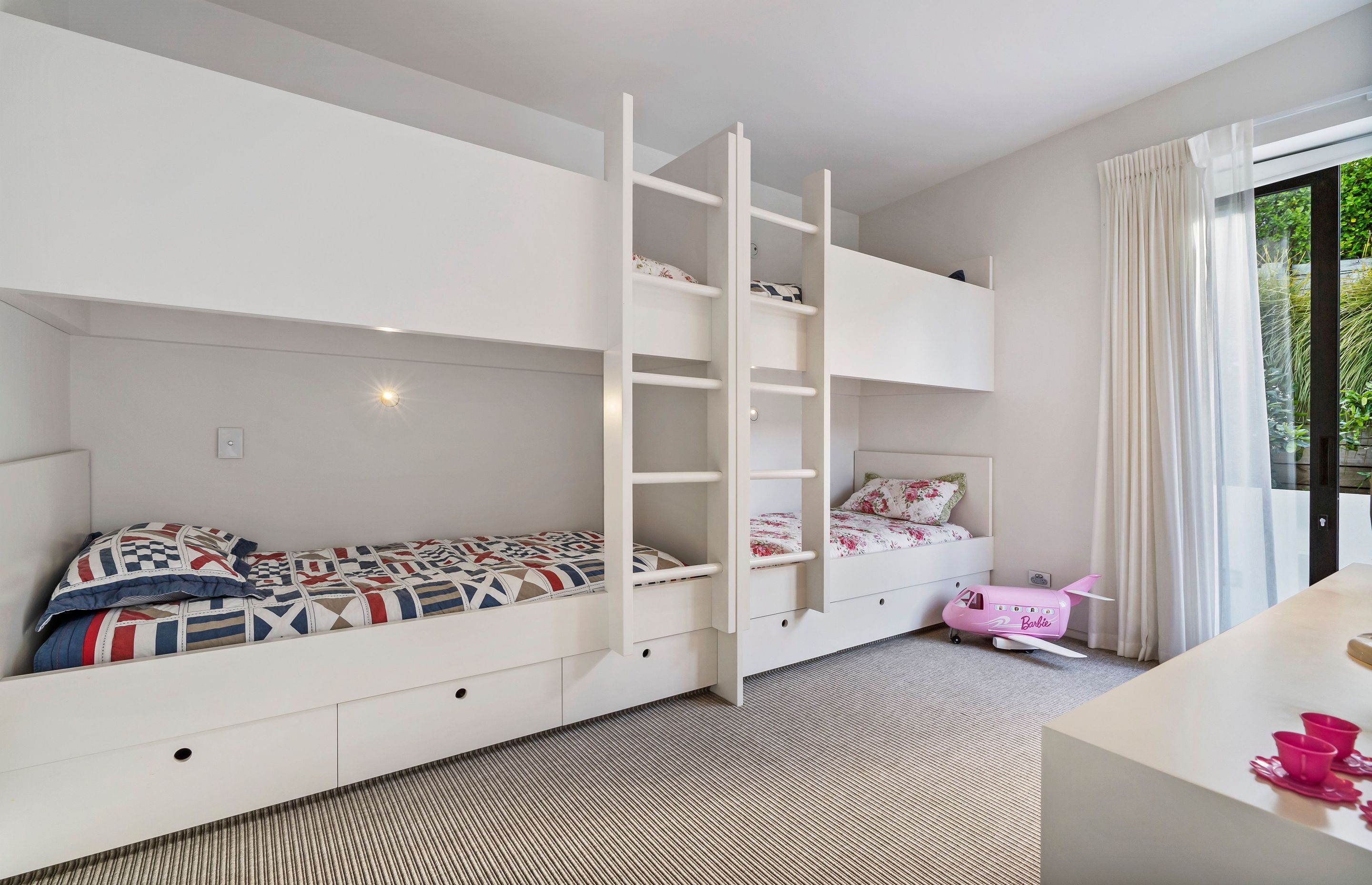 Custom-designed bunk beds