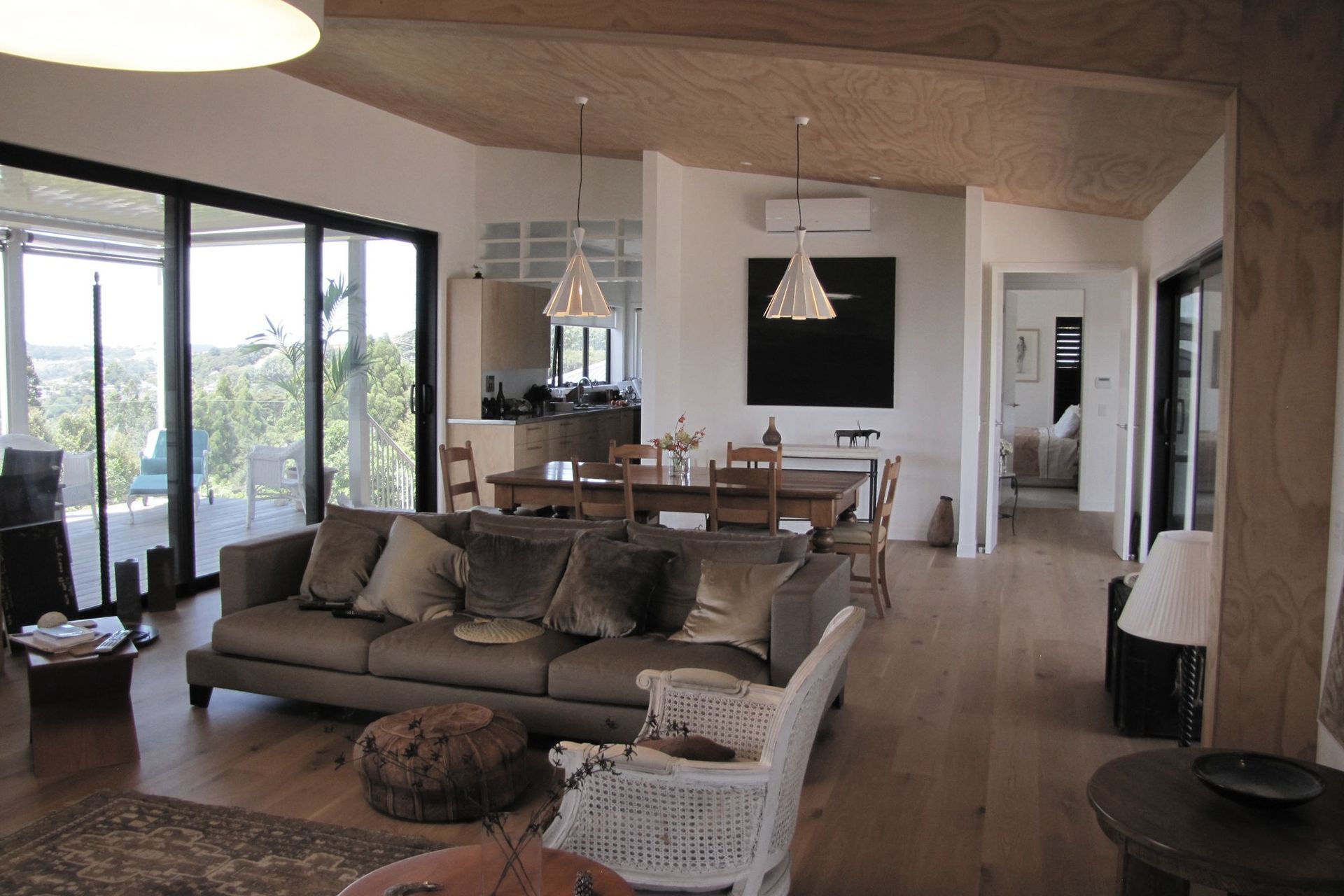 A Living Room for relaxation and taking in the coastal views.