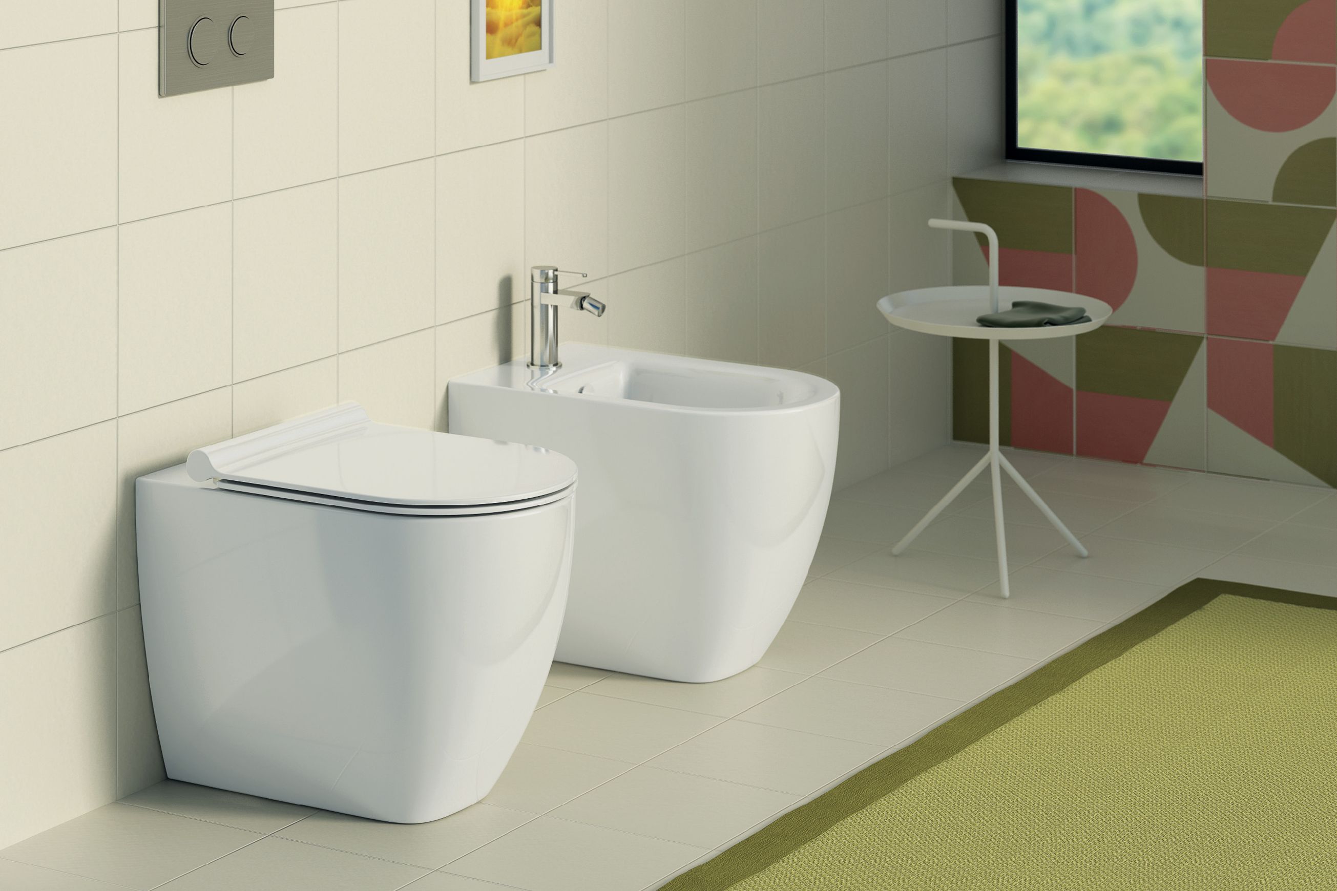 Sfera 54 Rimless Floor Mount Toilet