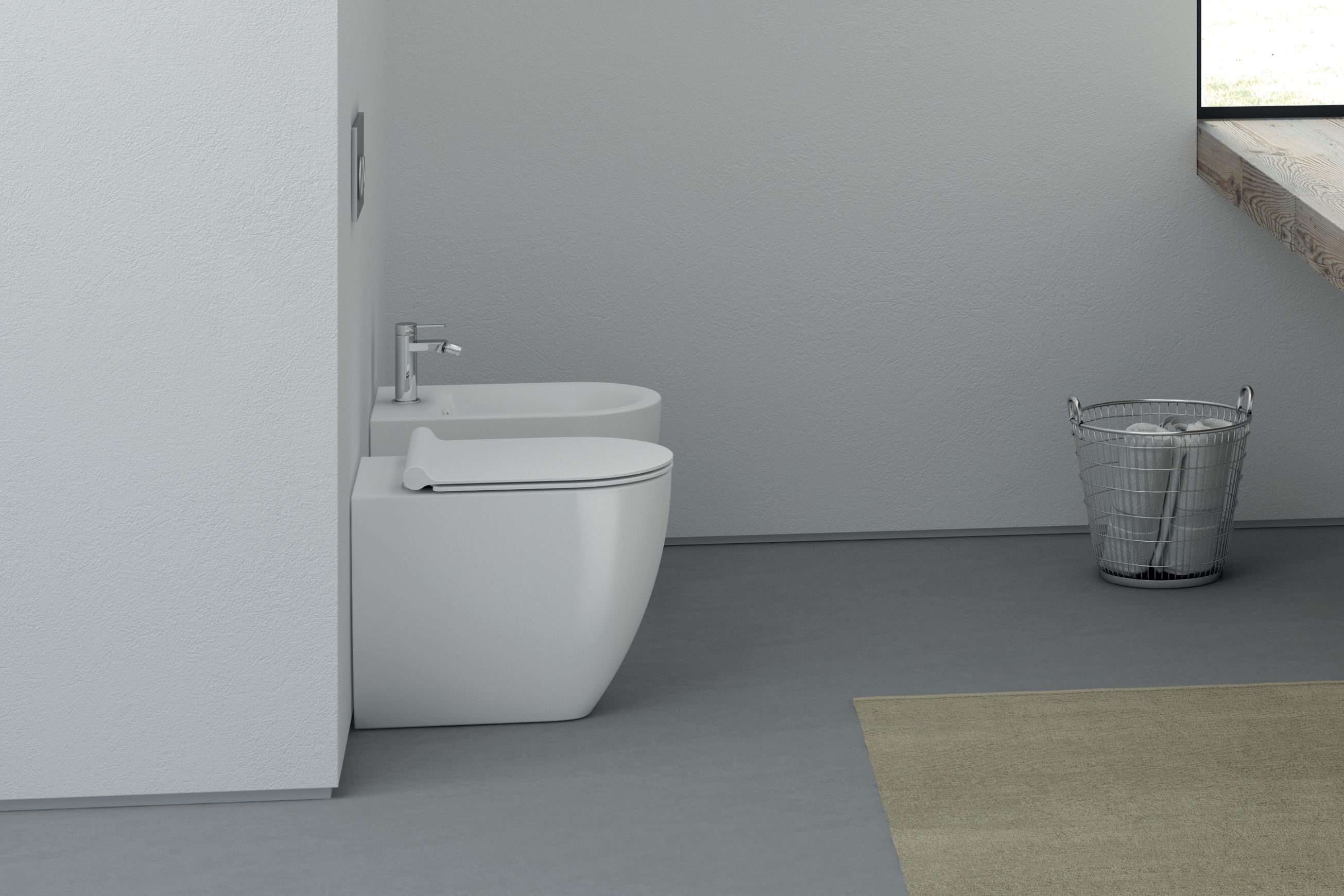 Sfera 54 Rimless Floor Mount Toilet