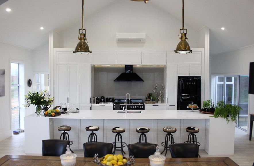 Sleek Country Barn Style Kitchen