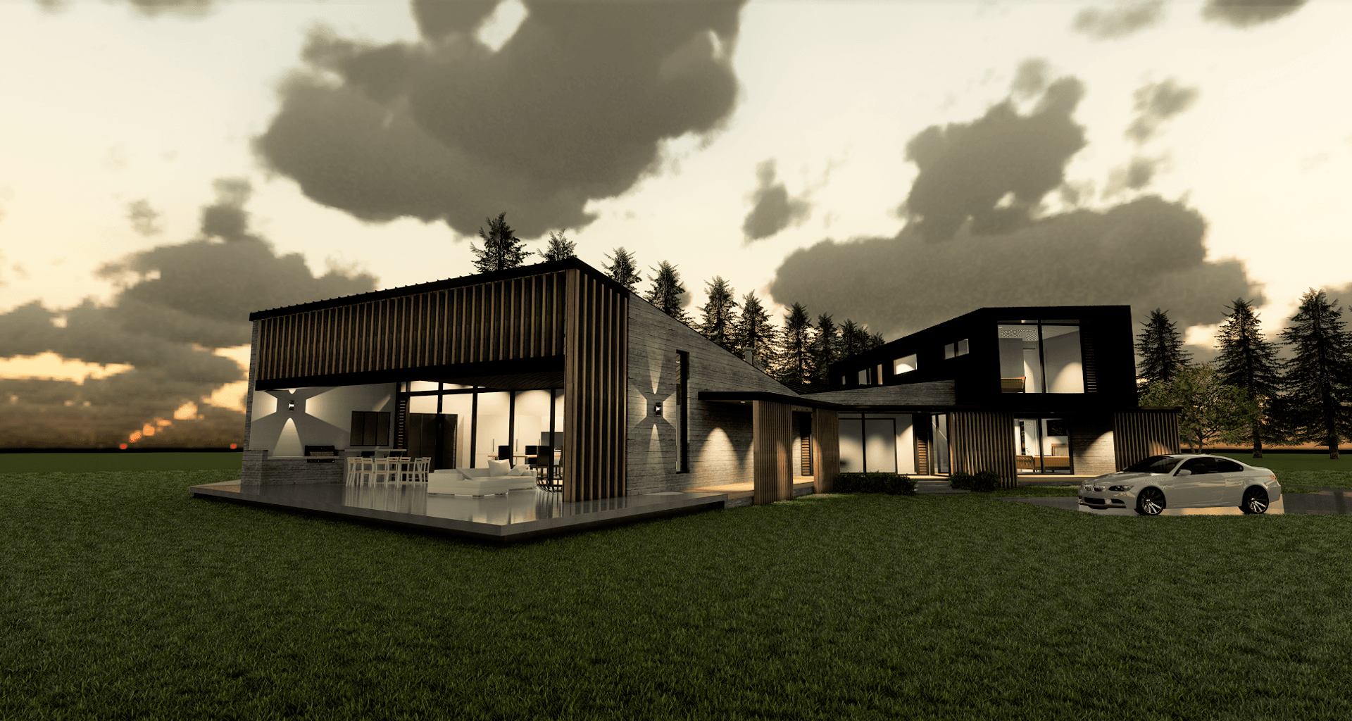Soaring Boarded Box House banner