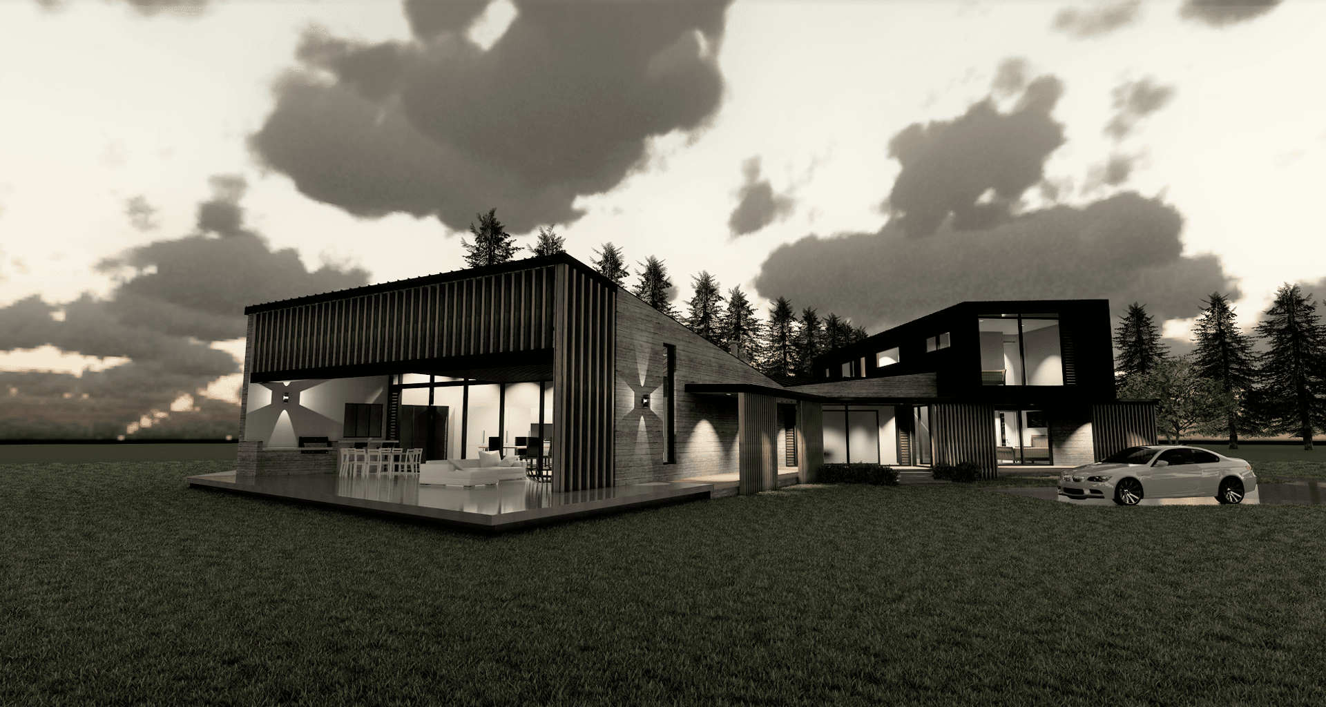 Soaring Boarded Box House banner