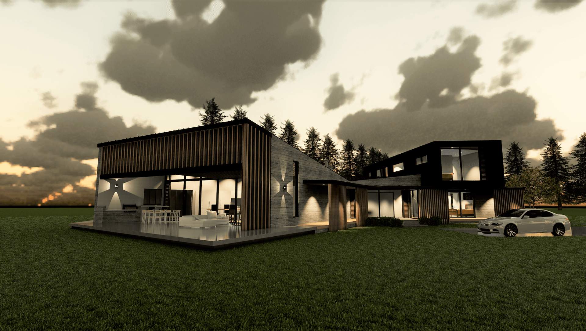 Soaring Boarded Box House banner