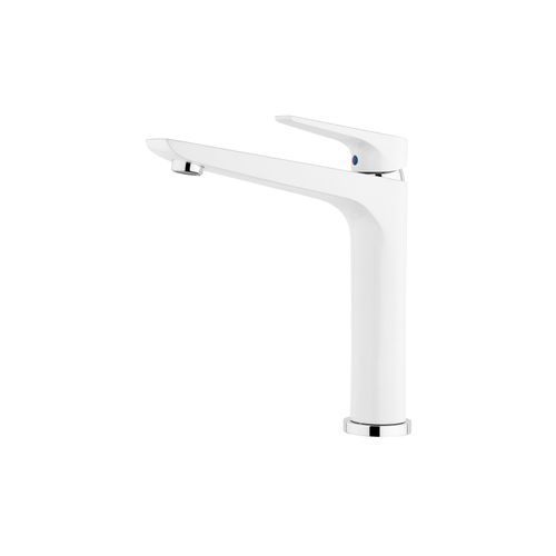 Solitaire Sink Mixer White/Chrome SLT011