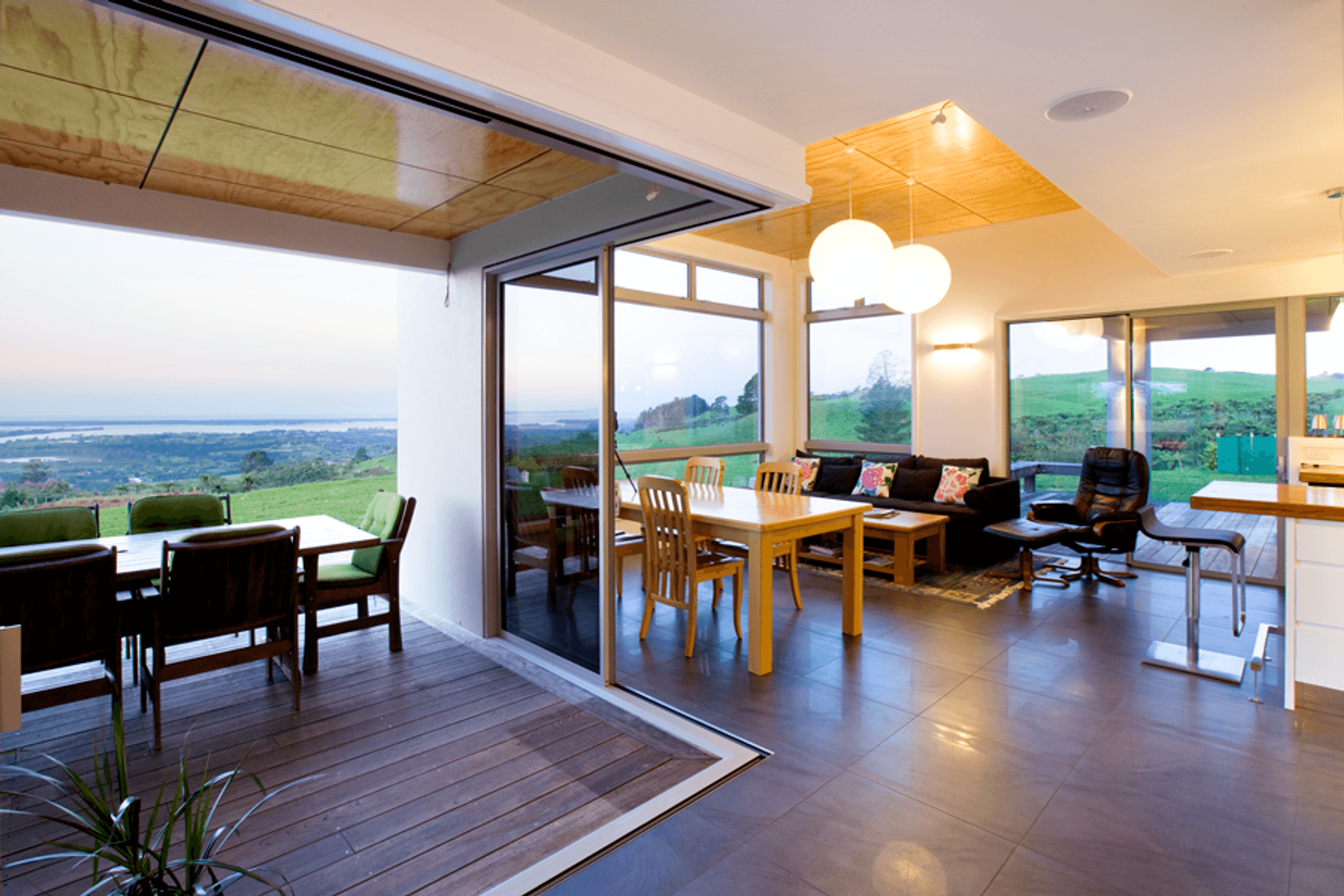 Inside this home there is a focus on definition and detail with extensive negative detailing and recessed LED lighting.