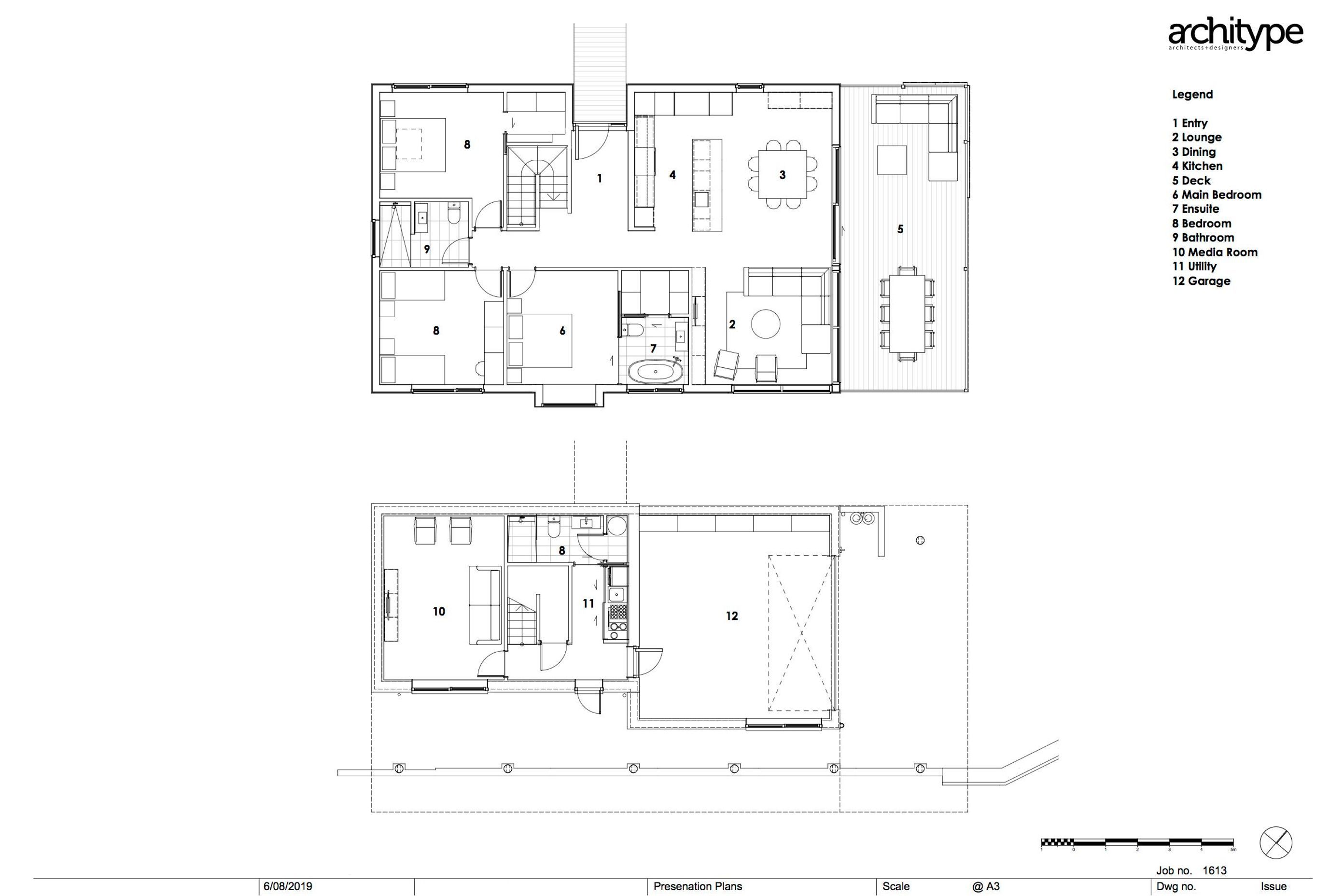 Floor plans by Architype.