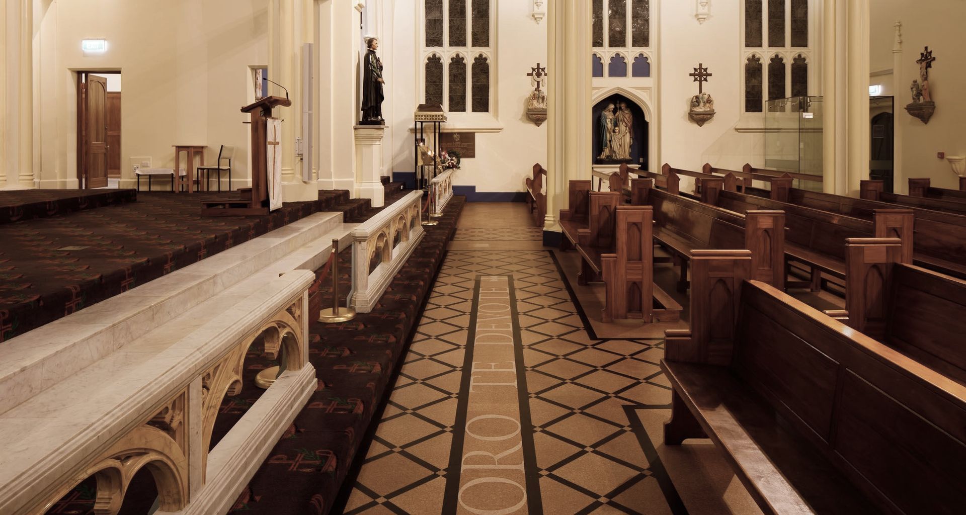 St Mary of the Angles banner