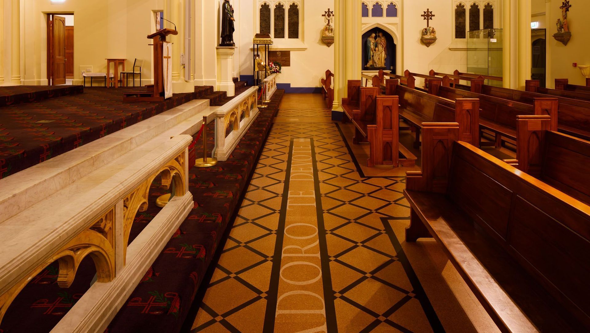St Mary of the Angles banner