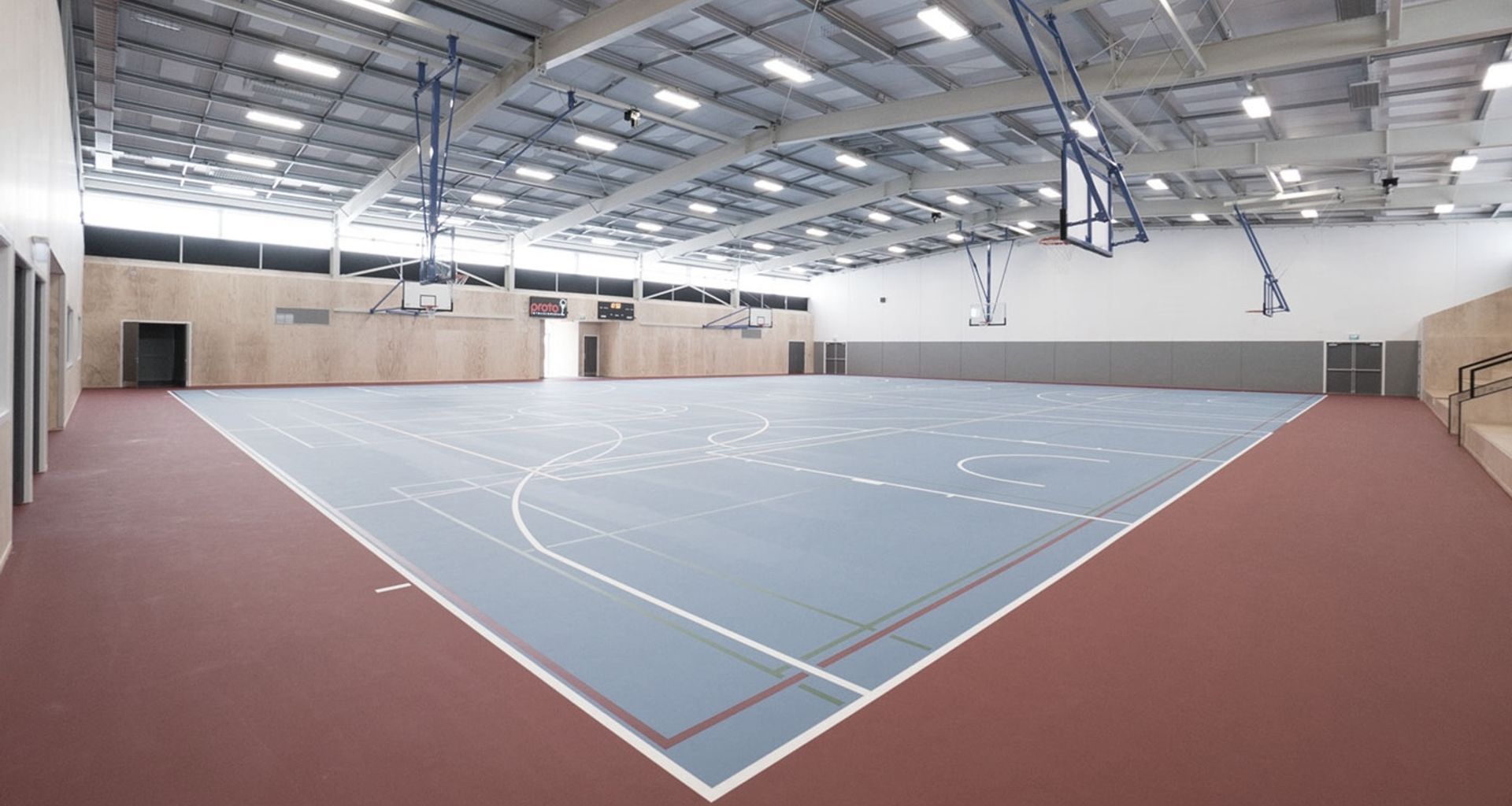 St Thomas Sports Hall banner