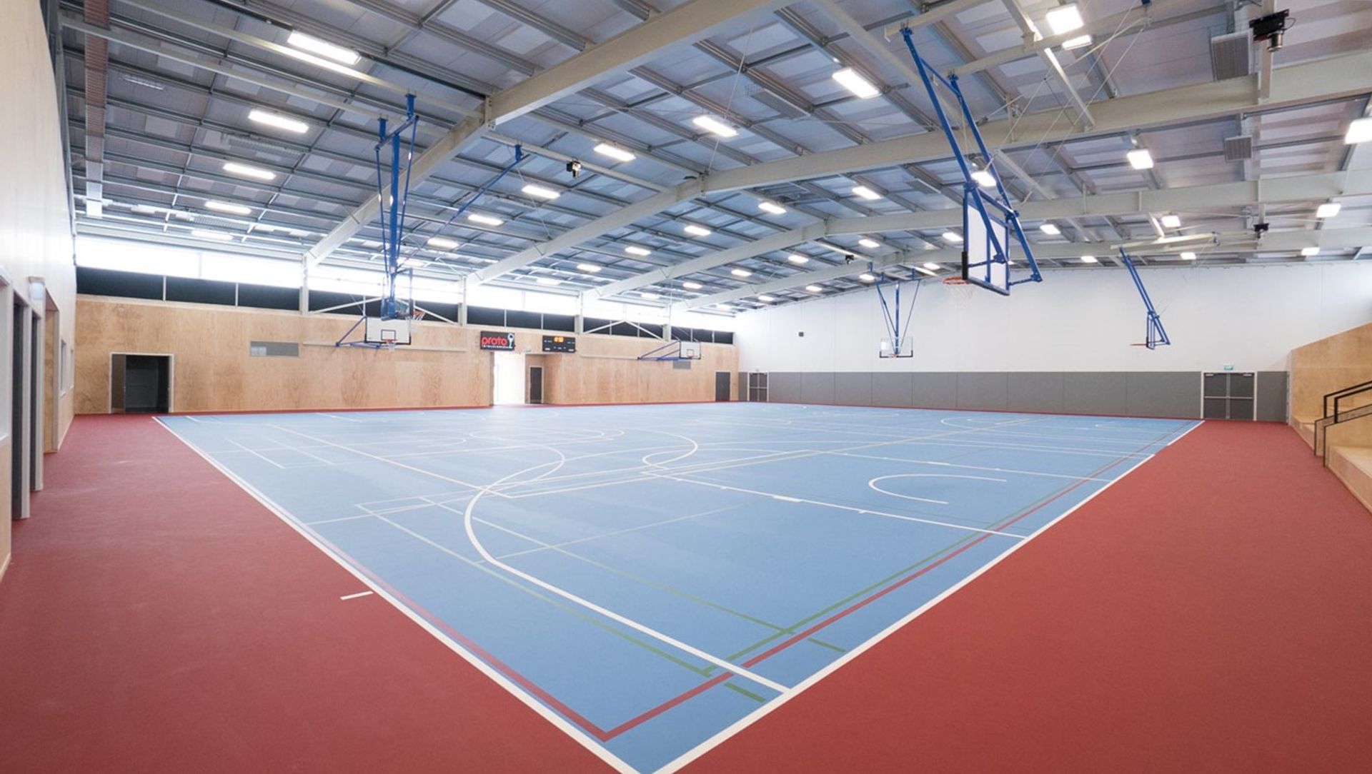 St Thomas Sports Hall banner