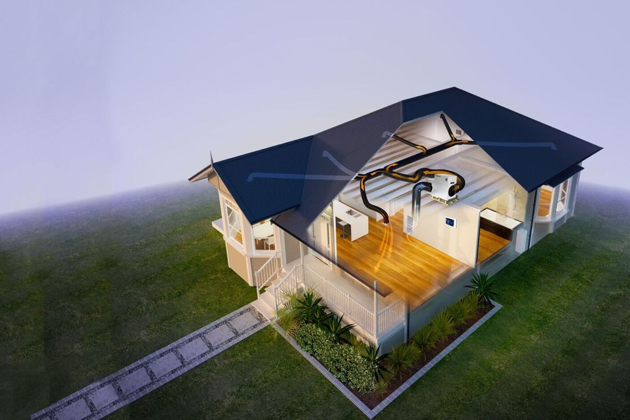 Rinnai Brivis SP 6 Star Ducted Gas Heating
