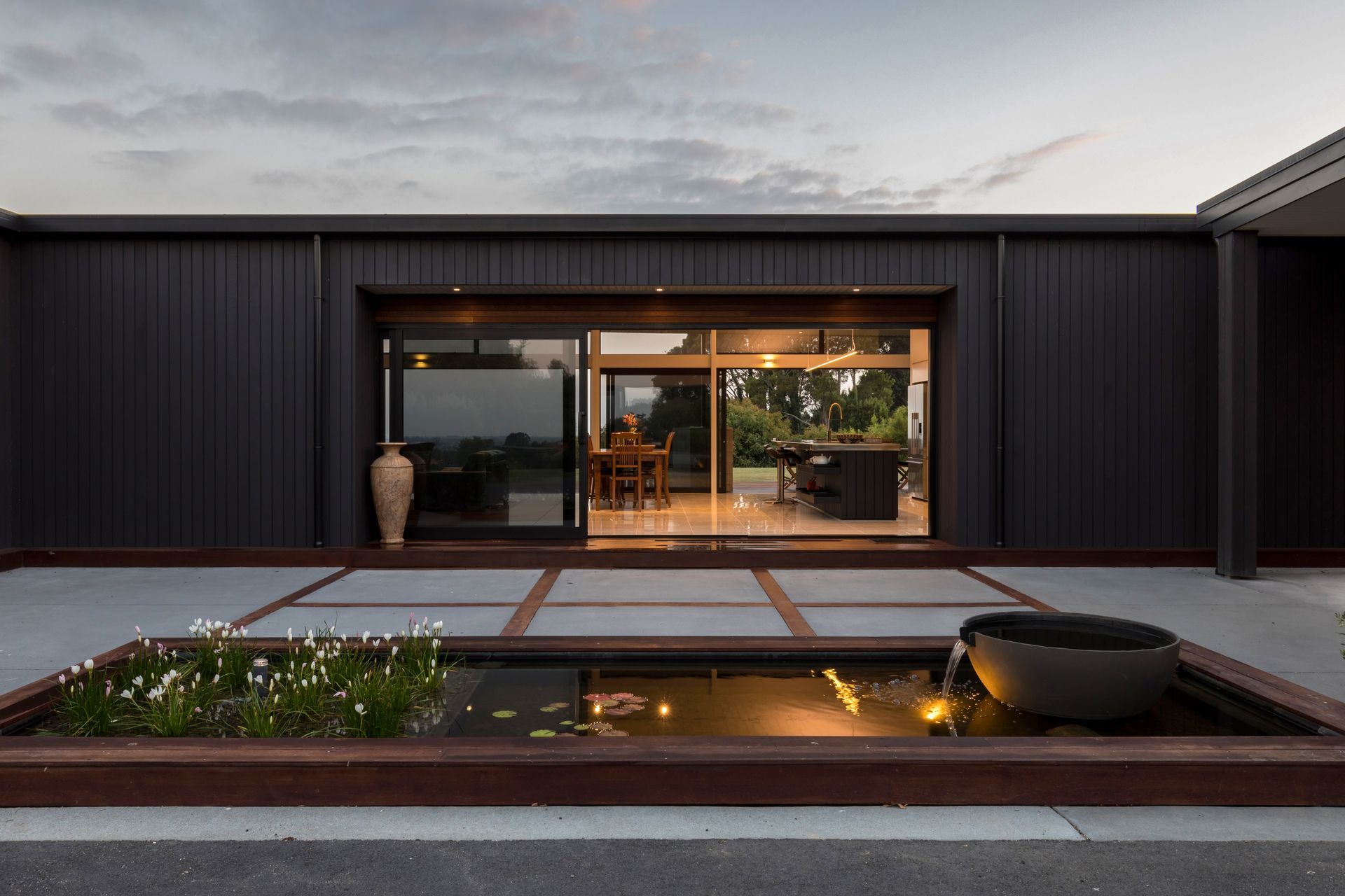 The owners' international experiance brought home....