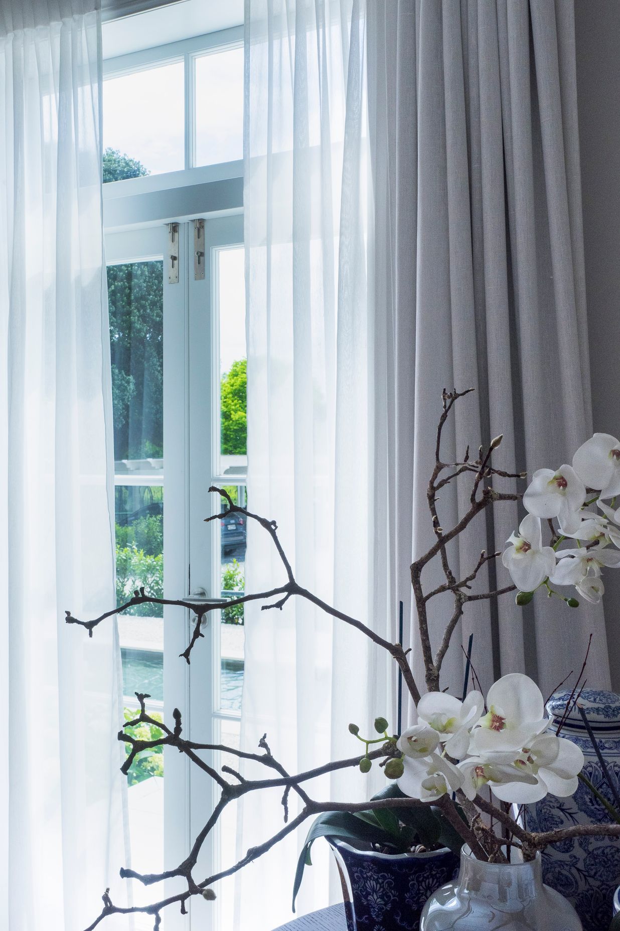 Soft light though linen sheers
