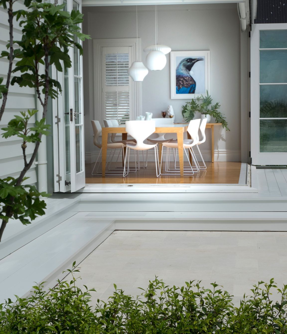 Kitchen Dining area with indoor - outdoor flow
