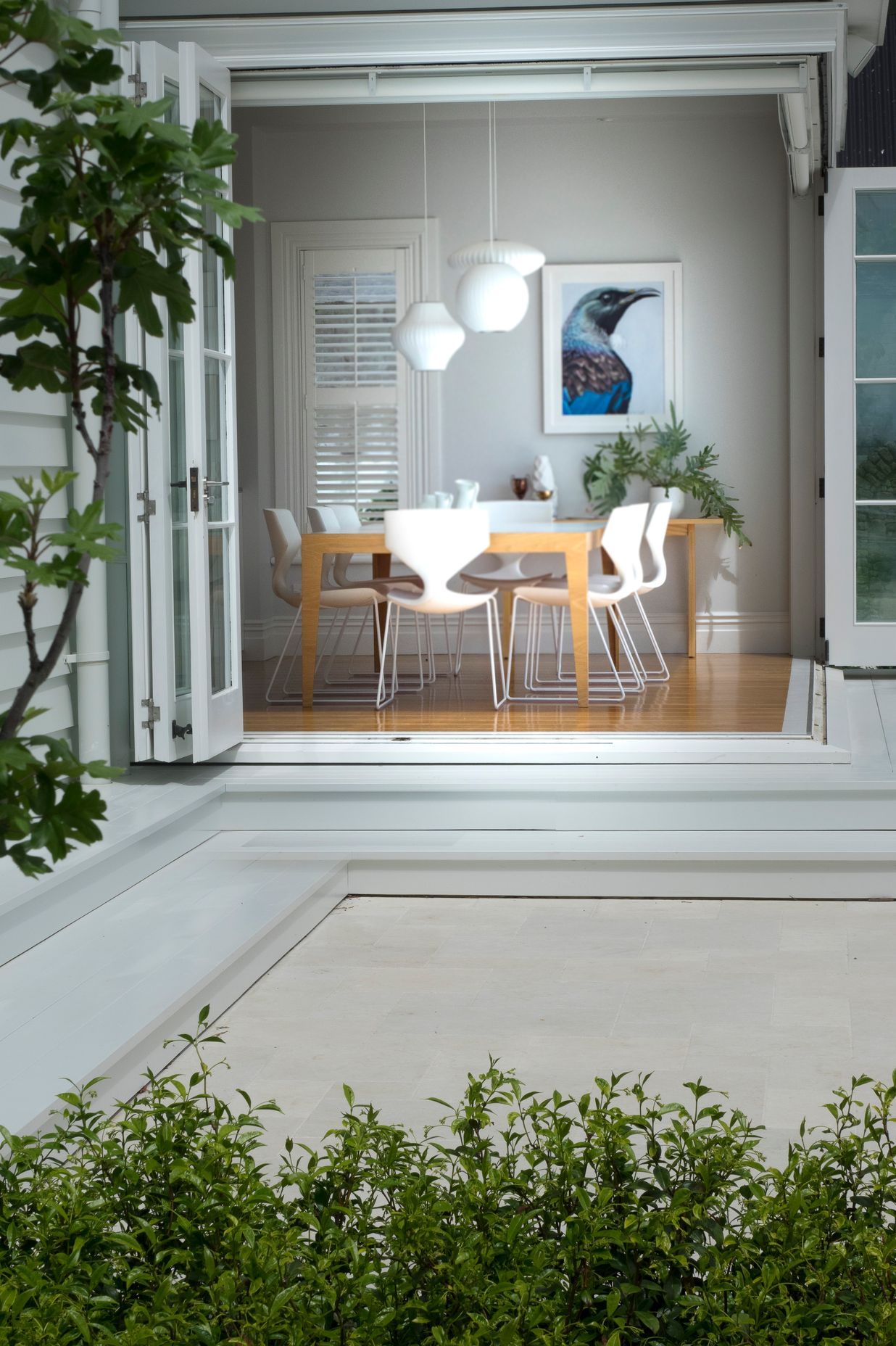 Kitchen Dining area with indoor - outdoor flow