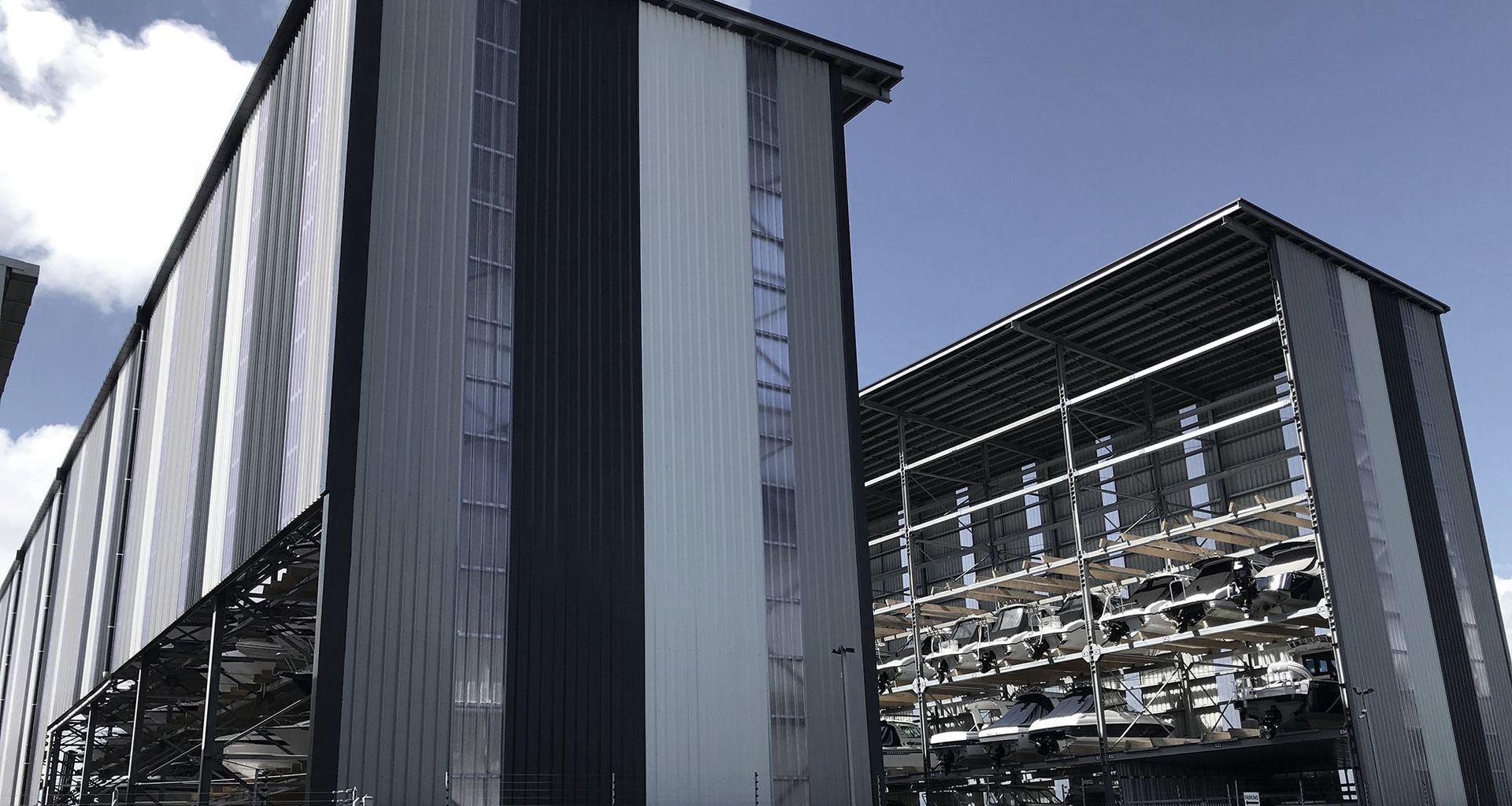 Tamaki Marine Dry Stack banner