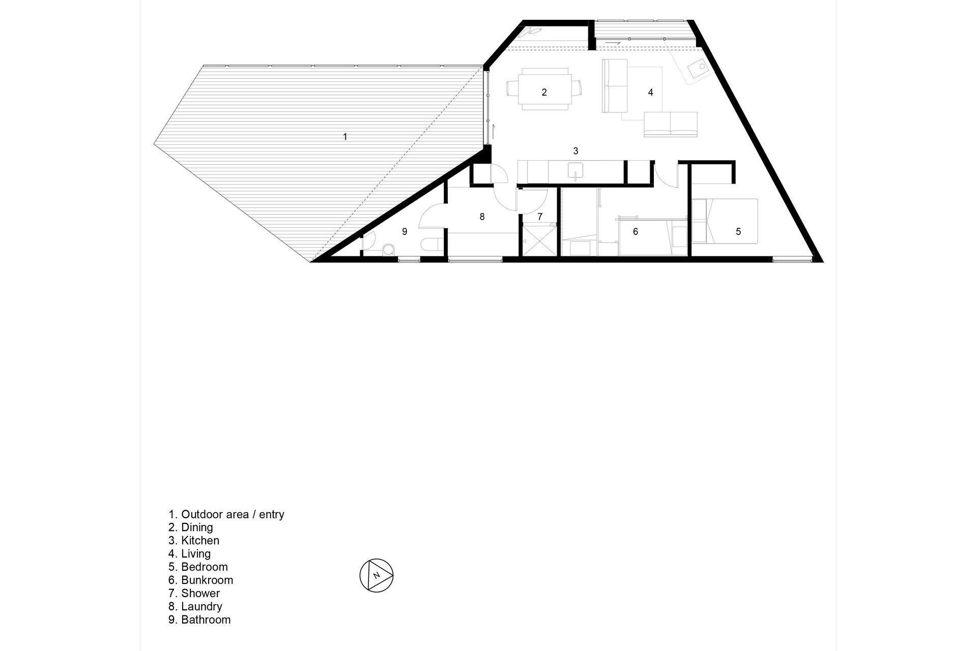 Floor plan by Rafe Maclean Architects.