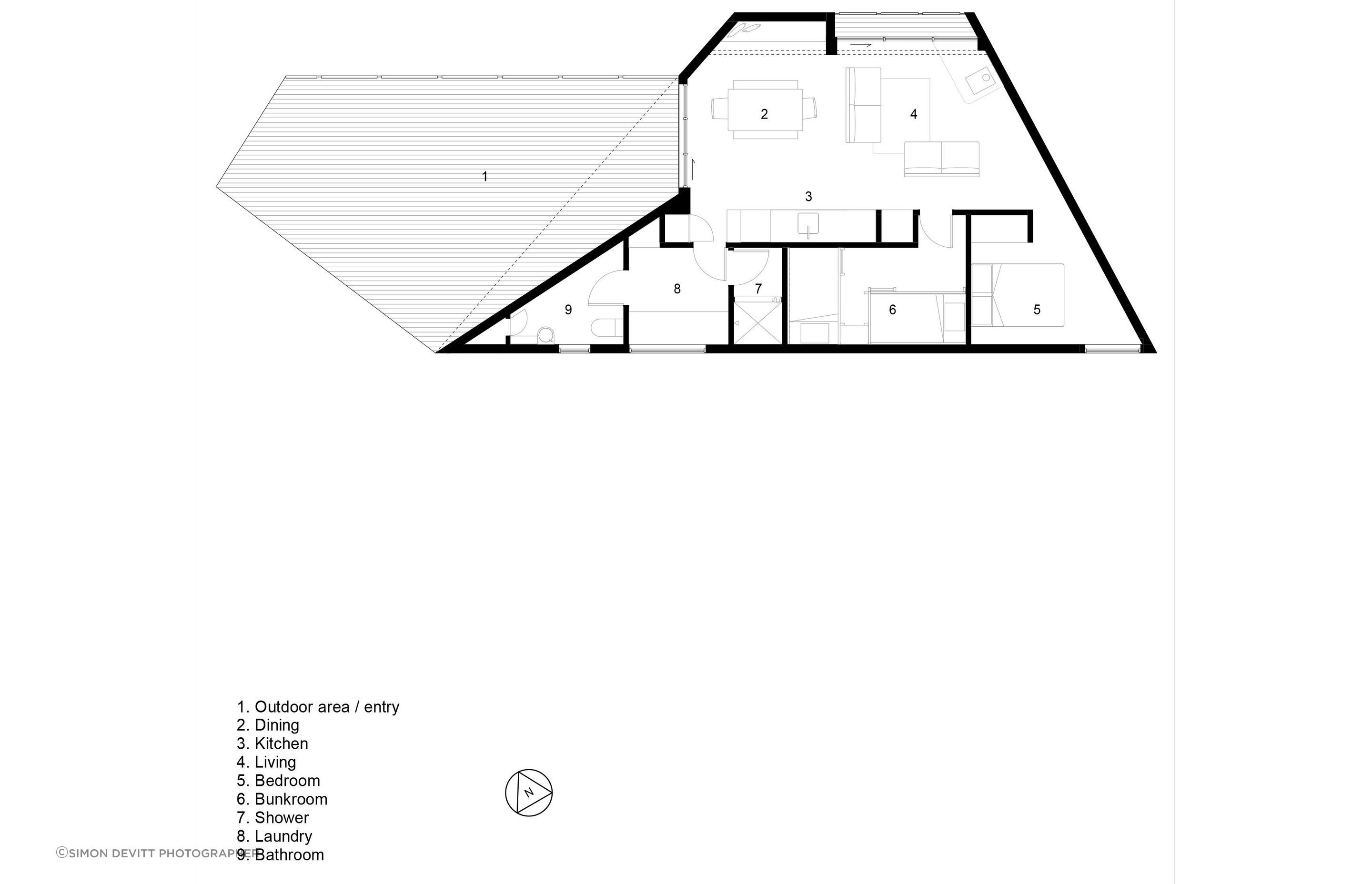 Floor plan by Rafe Maclean Architects.