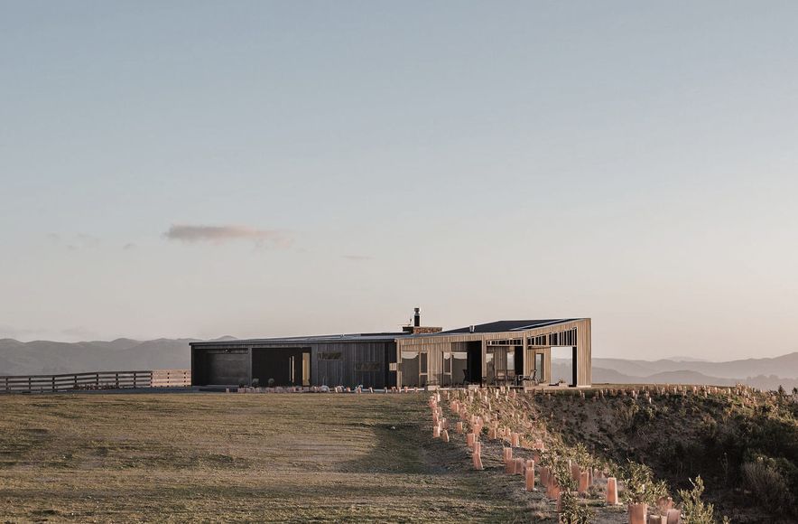 The Aluminum Black House at Pahutahanui