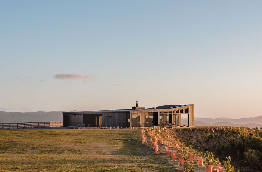 The Aluminum Black House at Pahutahanui